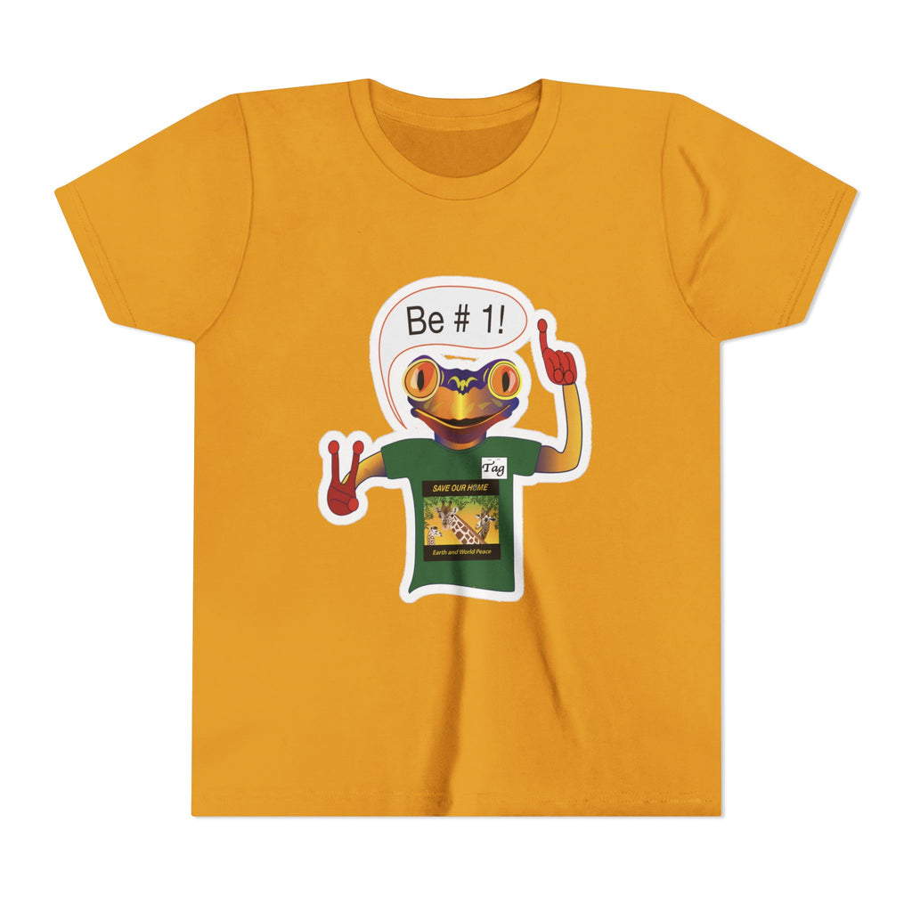 Frog: Be # 1 Sticker Tee