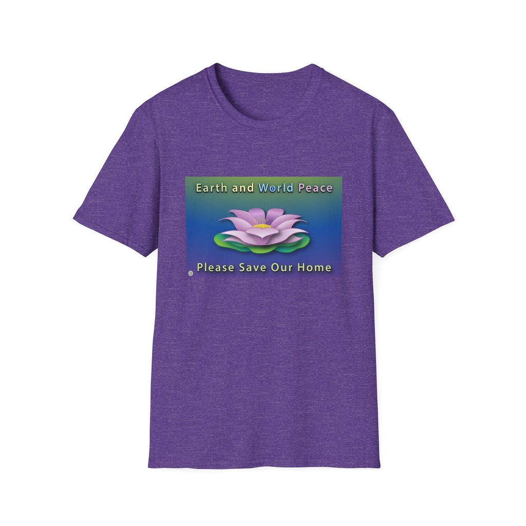 Floating Lotus Unisex Softstyle Tee