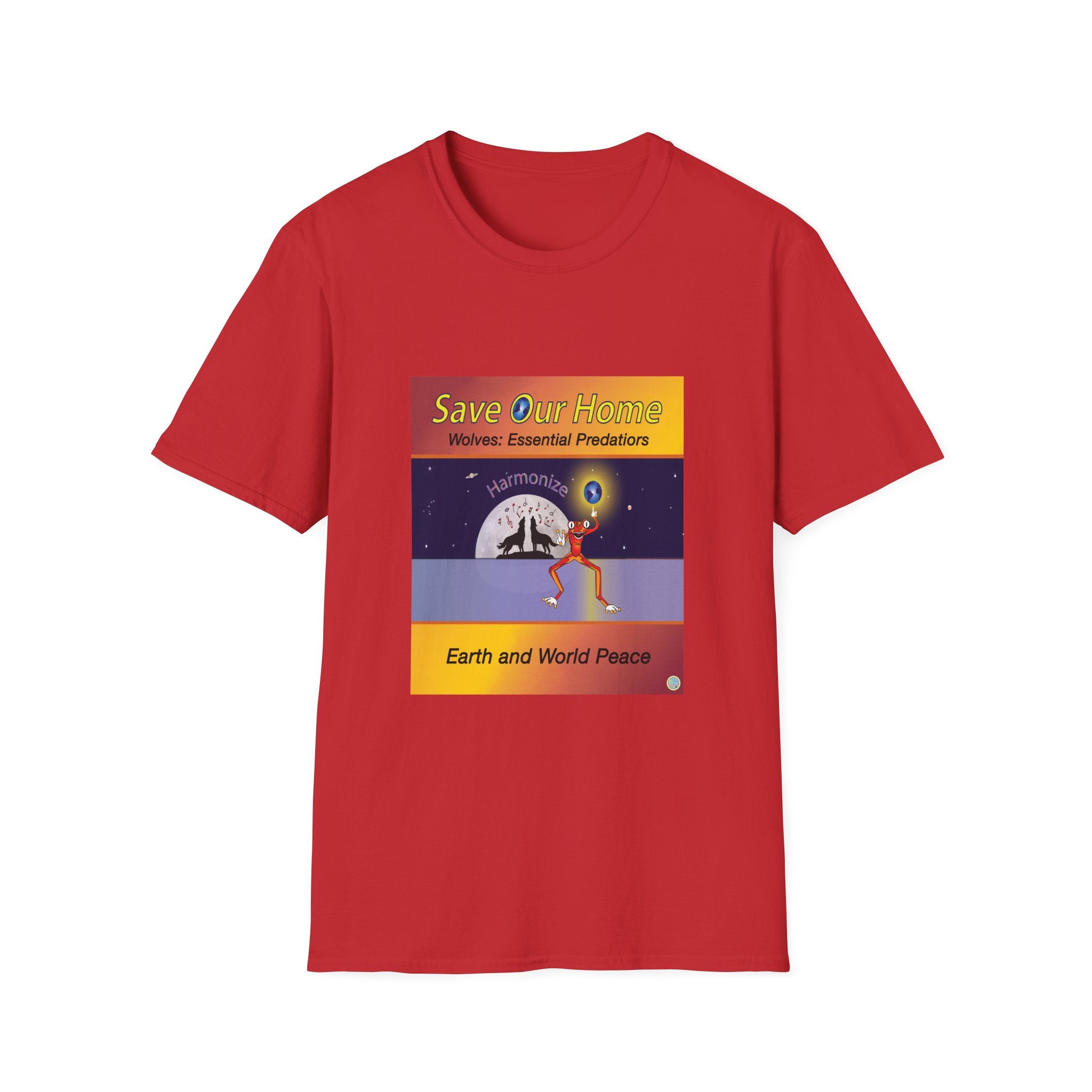 Frog and Wolves  Harmonize Unisex Softstyle T-Shirt