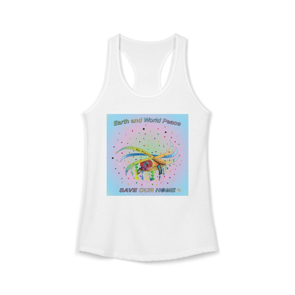 Stop Plastic Polution Turtle Tank Top