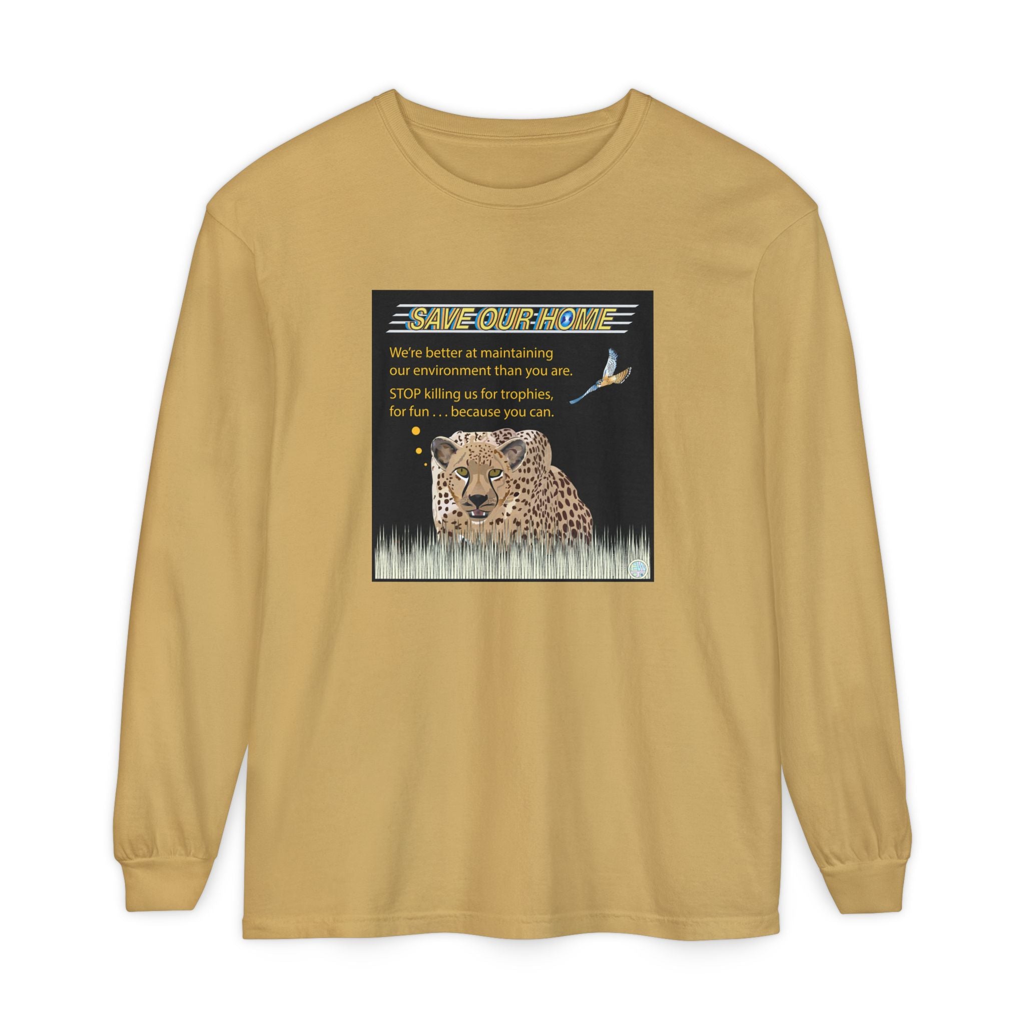 Cheetah Night and Day Long Sleeve Tee