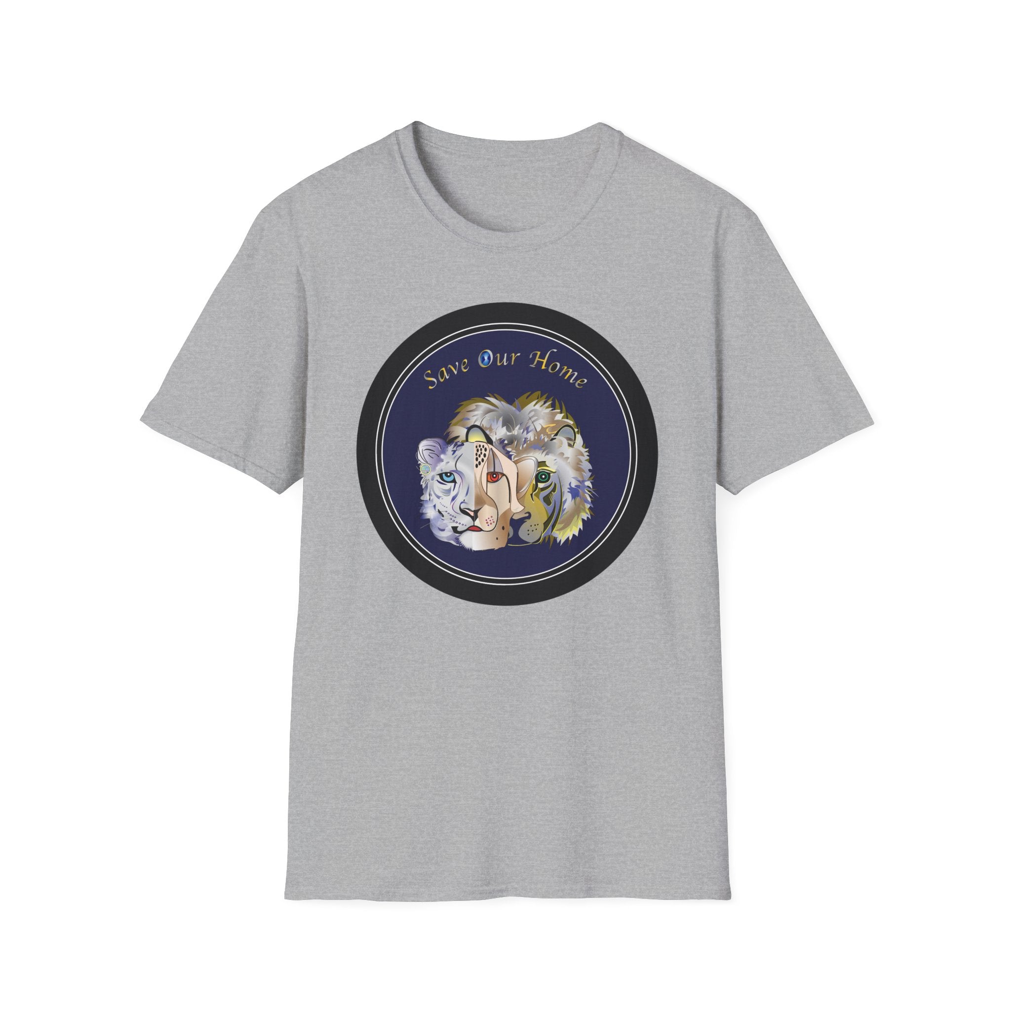 Cat Trio Unisex Softstyle T-Shirt