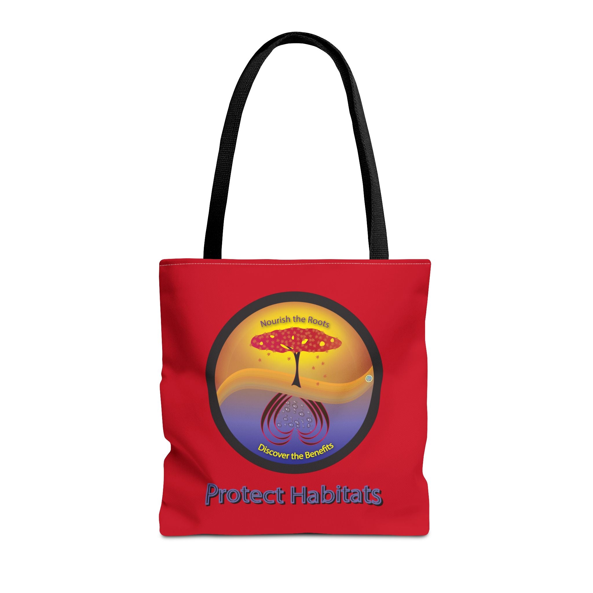 Nourish the Roots Red Tote