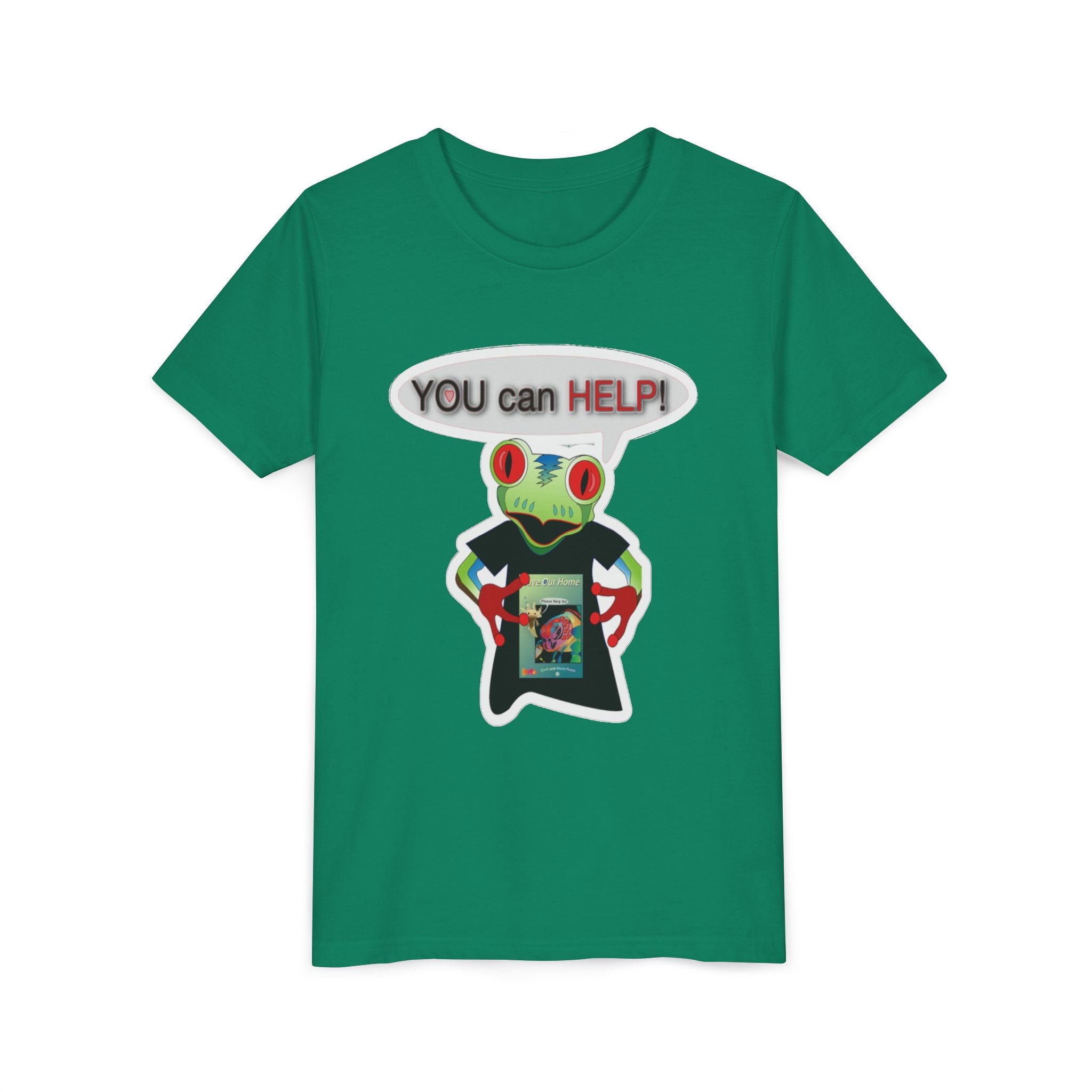 Mc Frog: You Can Help Sticker Tee
