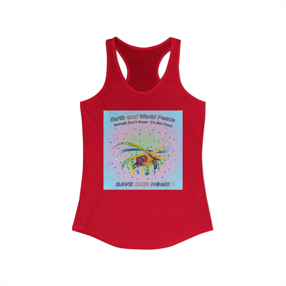 Stop Plastic Polution Turtle Tank Top