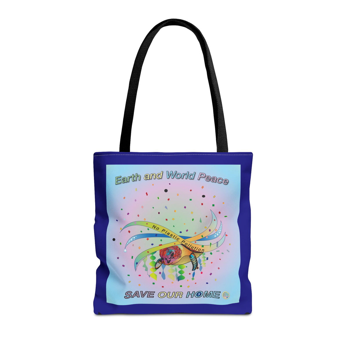 Plastic Polluction Environmental Turtle Tote