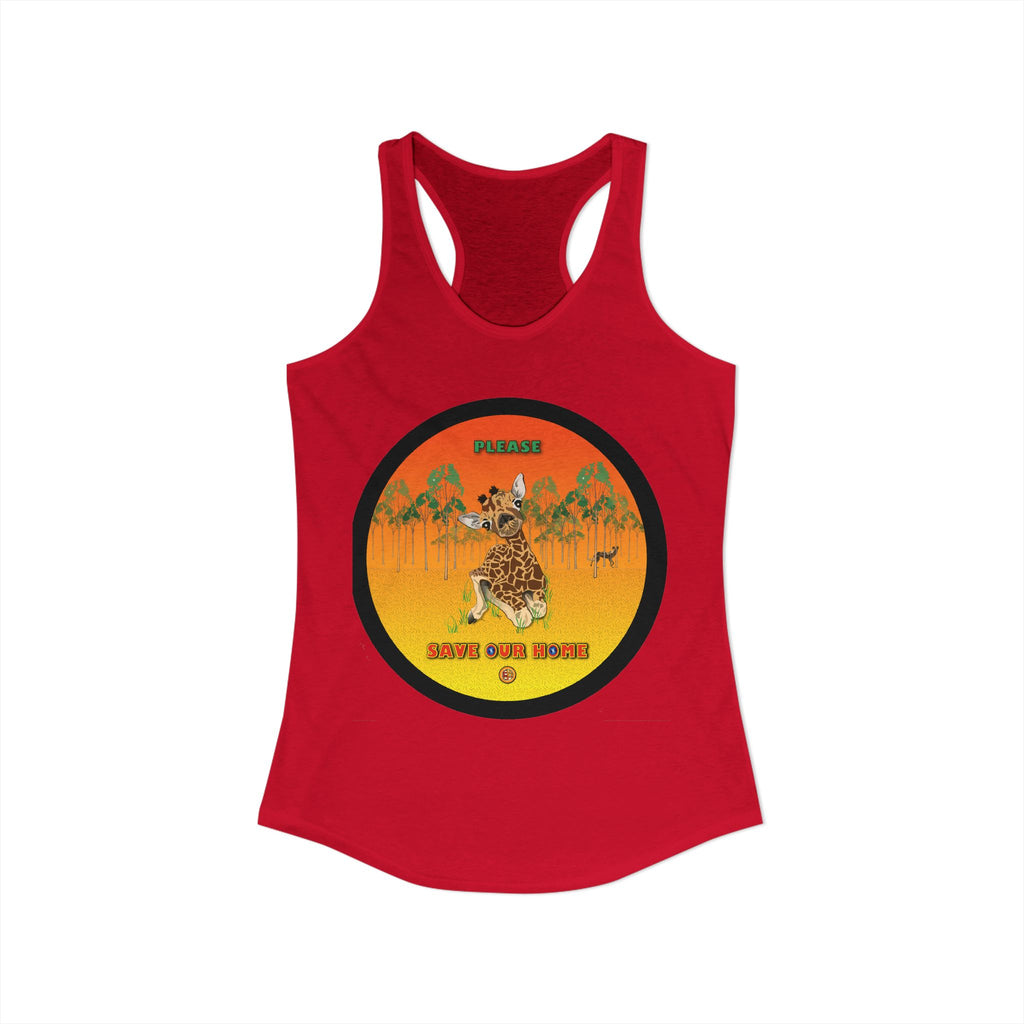 Baby Giraffe Racerback Tank