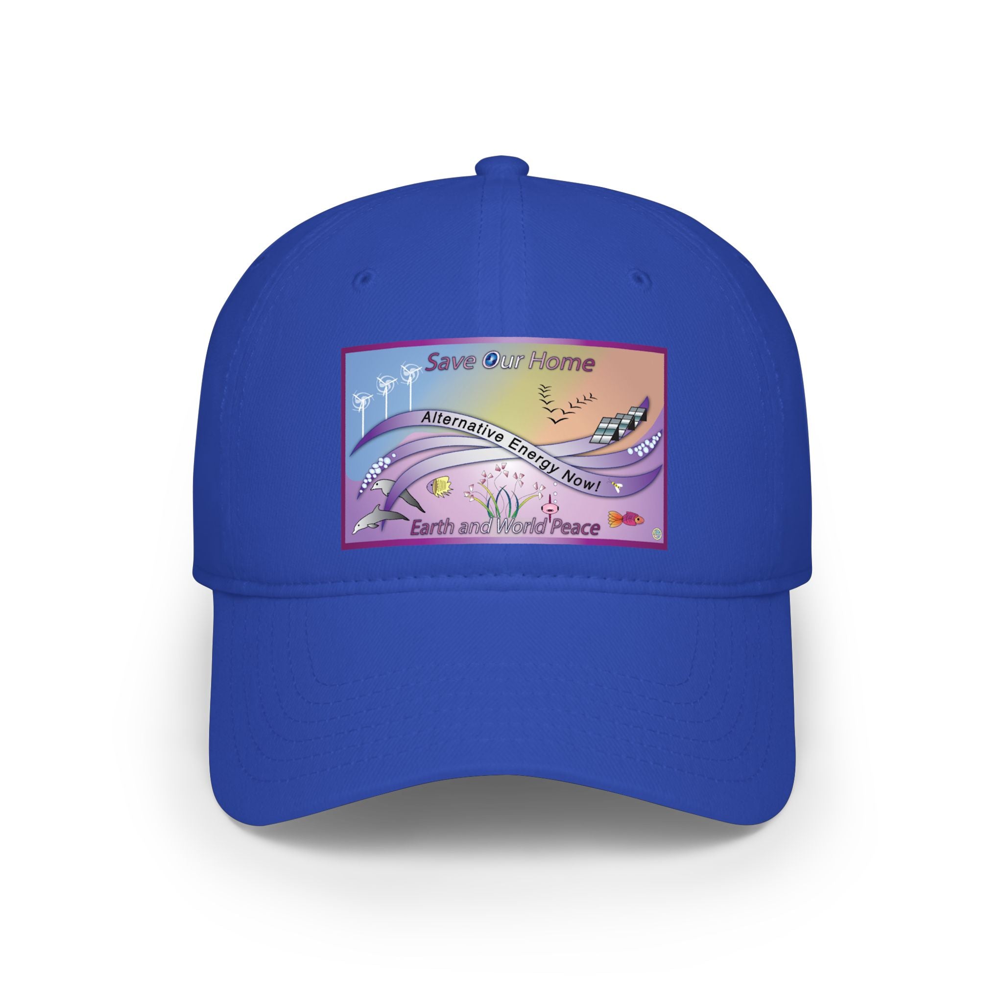 Save Our Planet Clean Energy Baseball Cap — Earth and World Peace Design