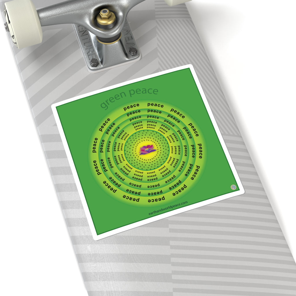 Green Peace Sticker