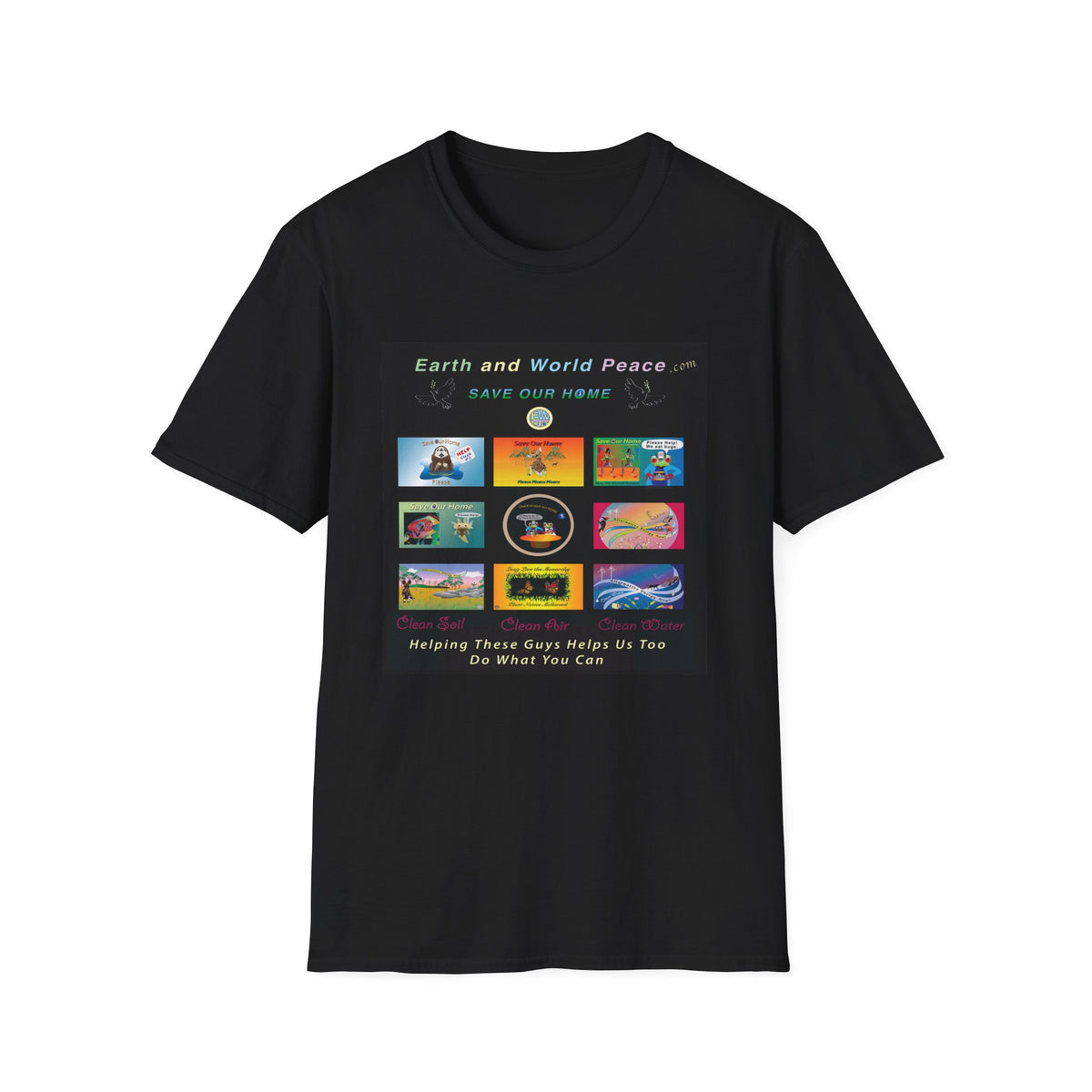 Helping Them Helps Us Unisex Softstyle T-Shirt