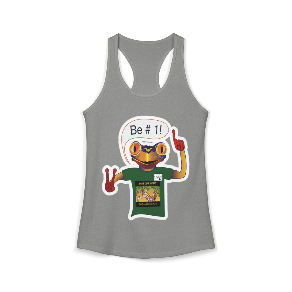 Frog Sticker Tank Tops Be # 1
