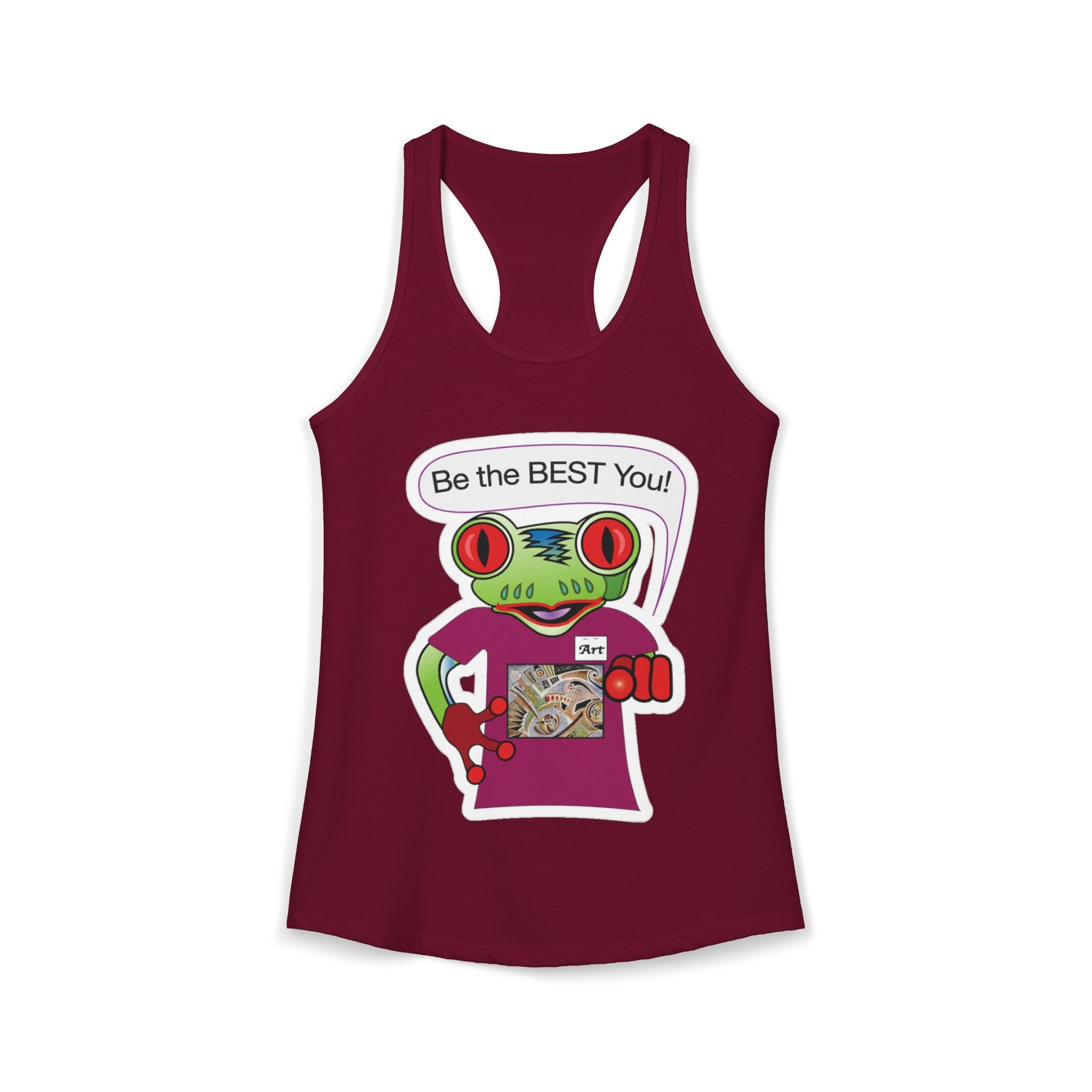 Frog Sticker Tank Tops Be the Best You Can Be