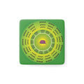 Green Peace Radiates - 2" Porcelain Magnet
