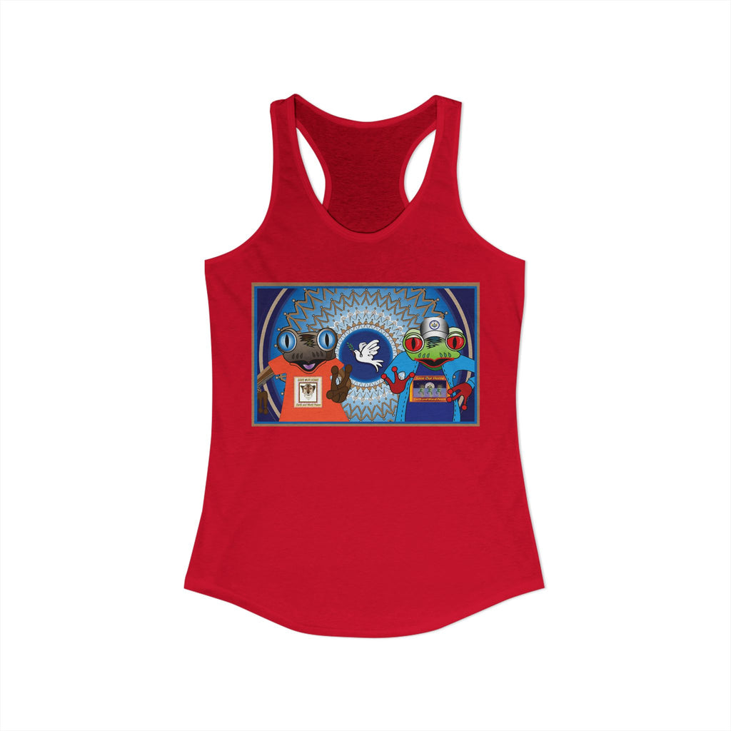 Peace On Earth Unity - Racerback Tank