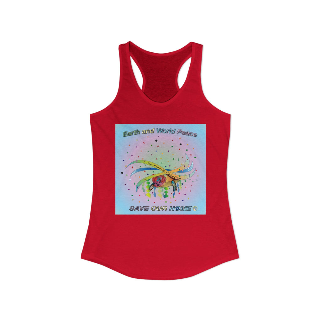 Stop Plastic Polution Turtle Tank Top