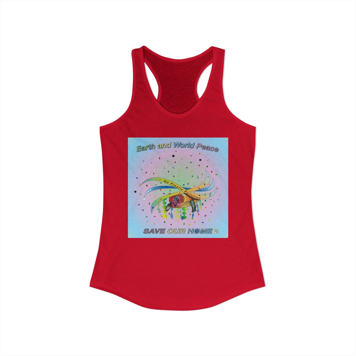Stop Plastic Polution Turtle Tank Top