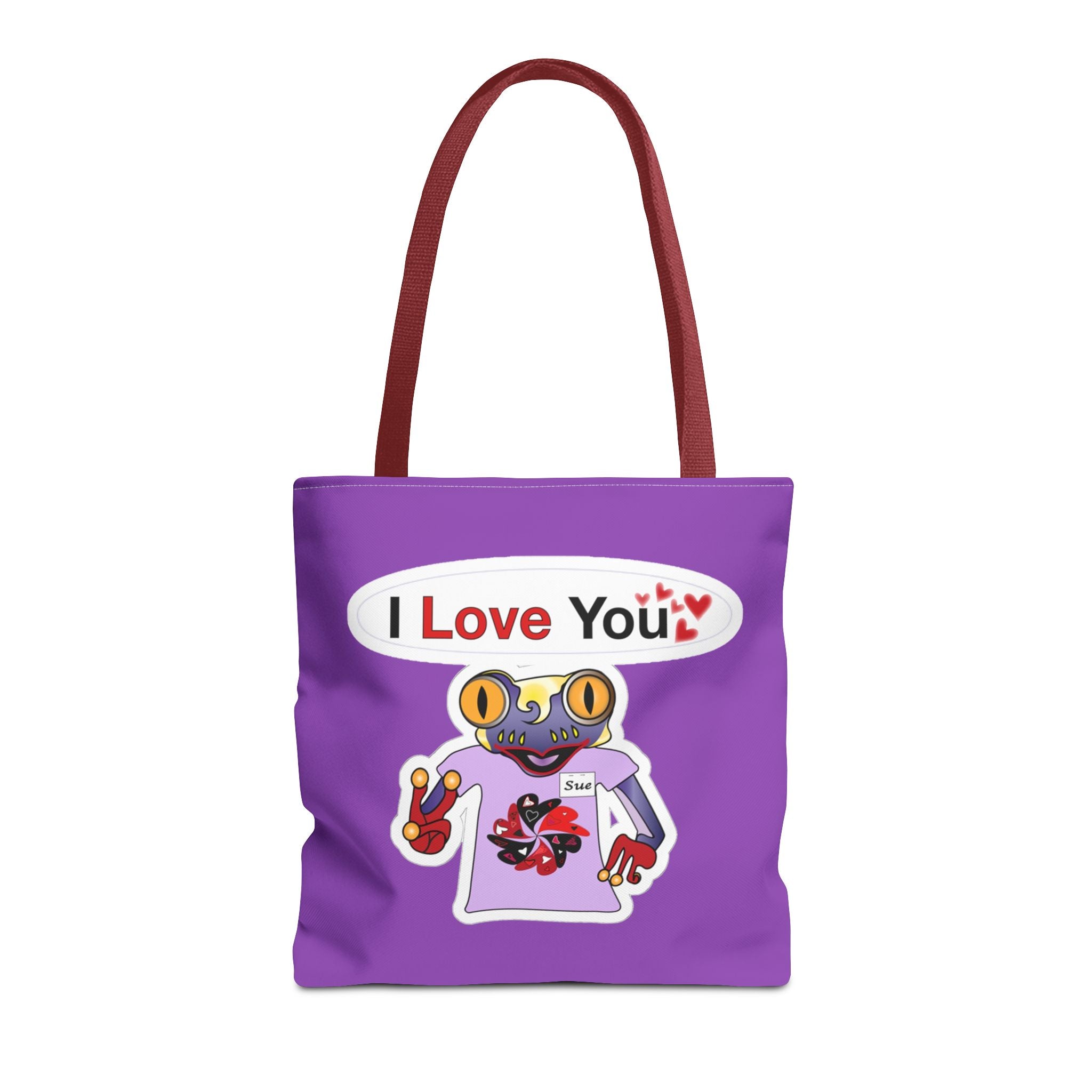Mc Frog I Love You Sticker 2 Tote