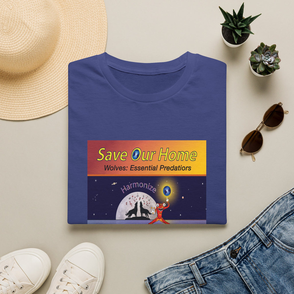Frog and Wolves  Harmonize Unisex Softstyle T-Shirt