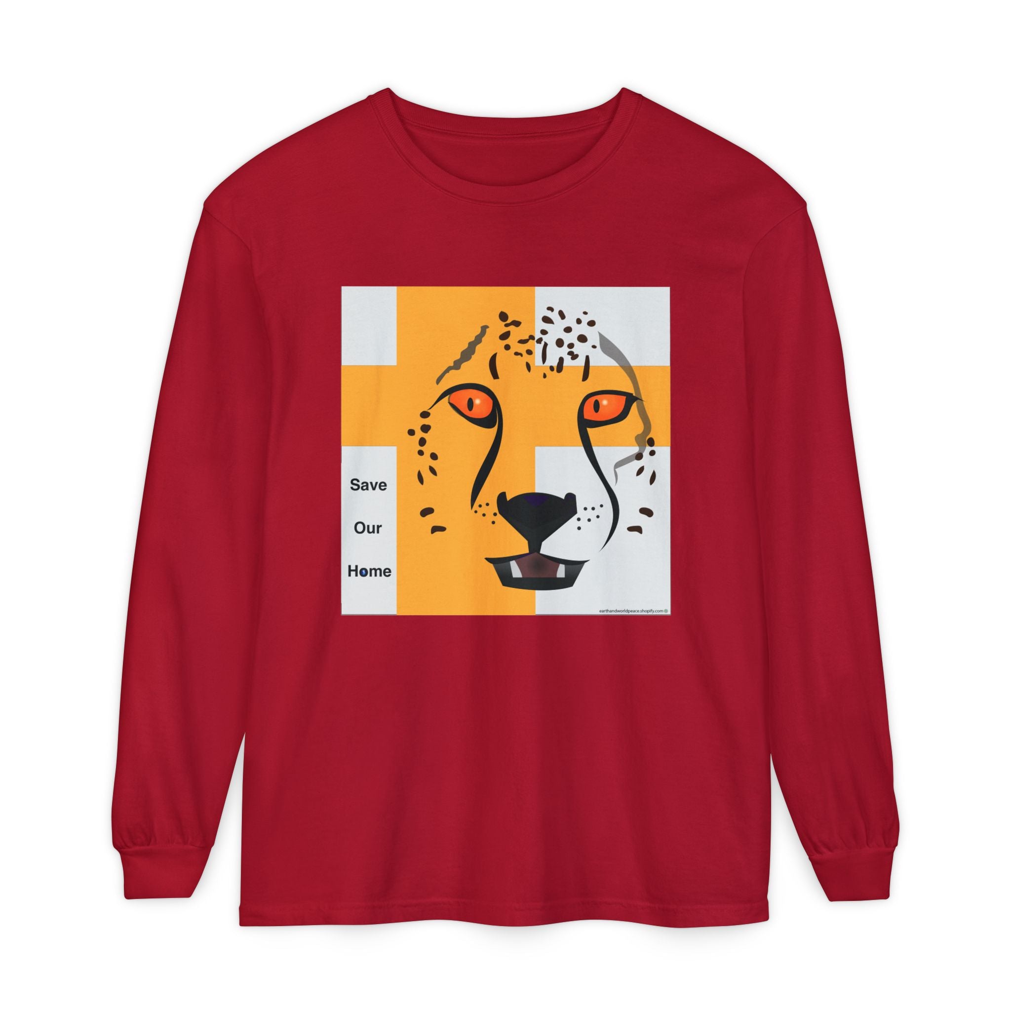 Cheetah Save Our Home Tee