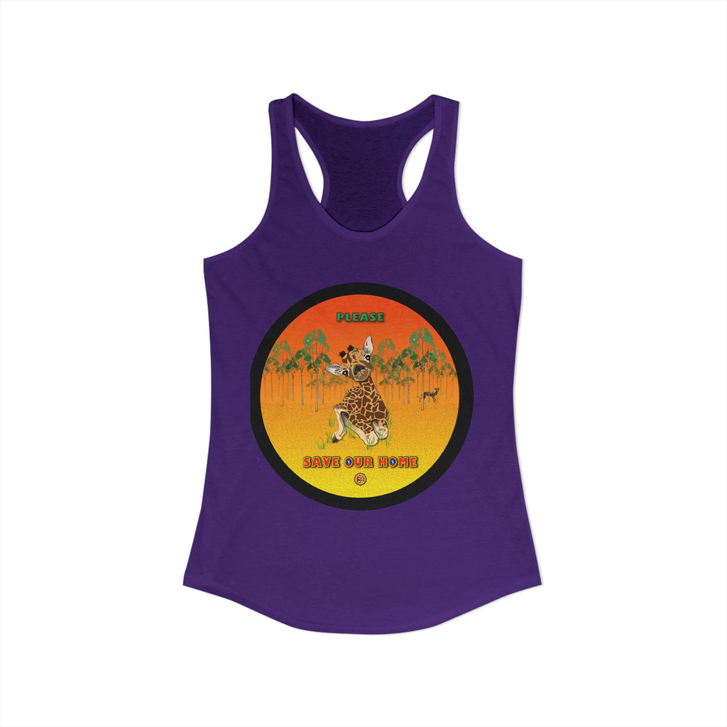 Save Giraffes Critically EndangeredTank Top