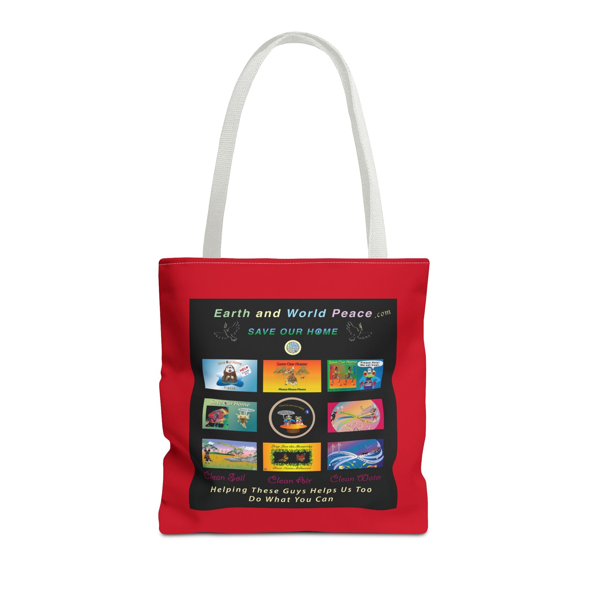 Endangered Species Alternative Energy Red Tote