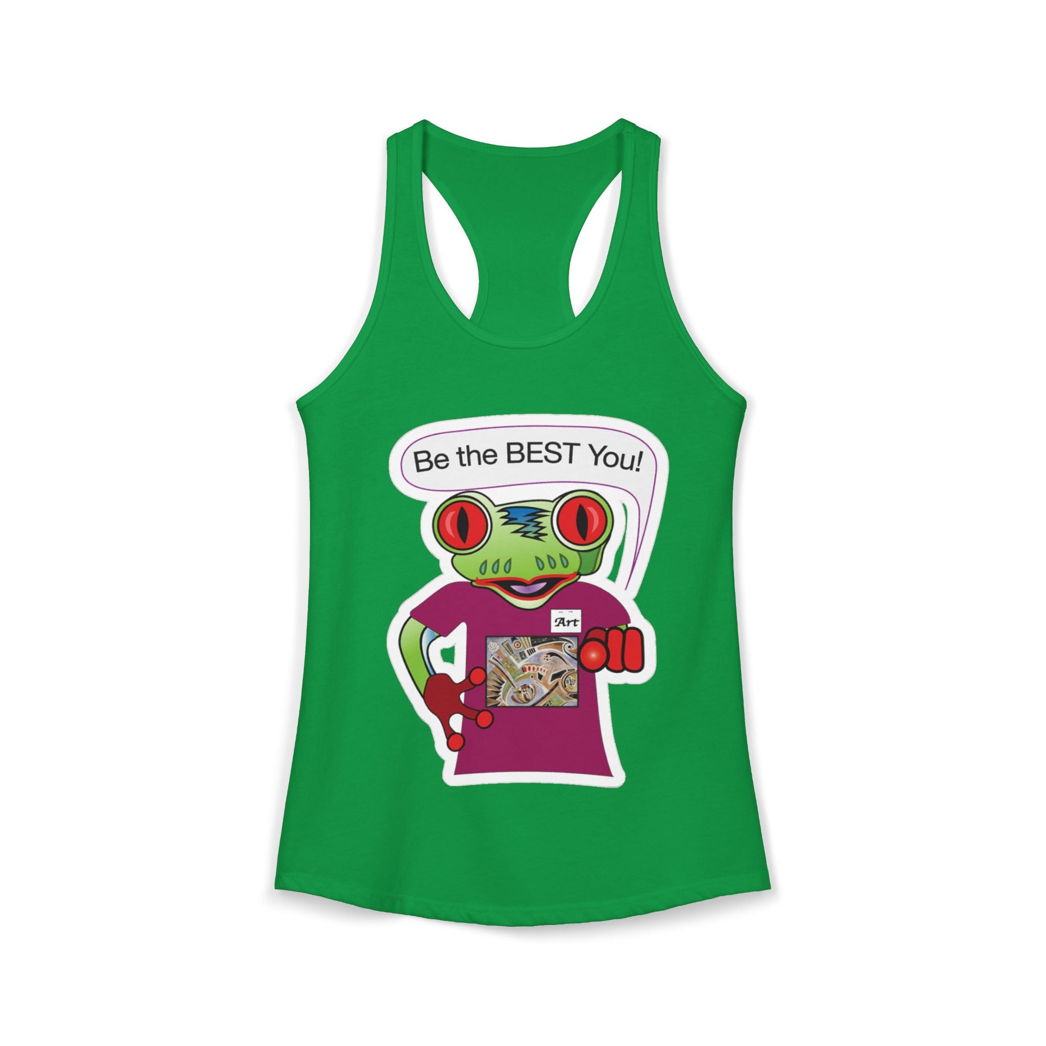 Frog Sticker Tank Tops Be the Best You Can Be