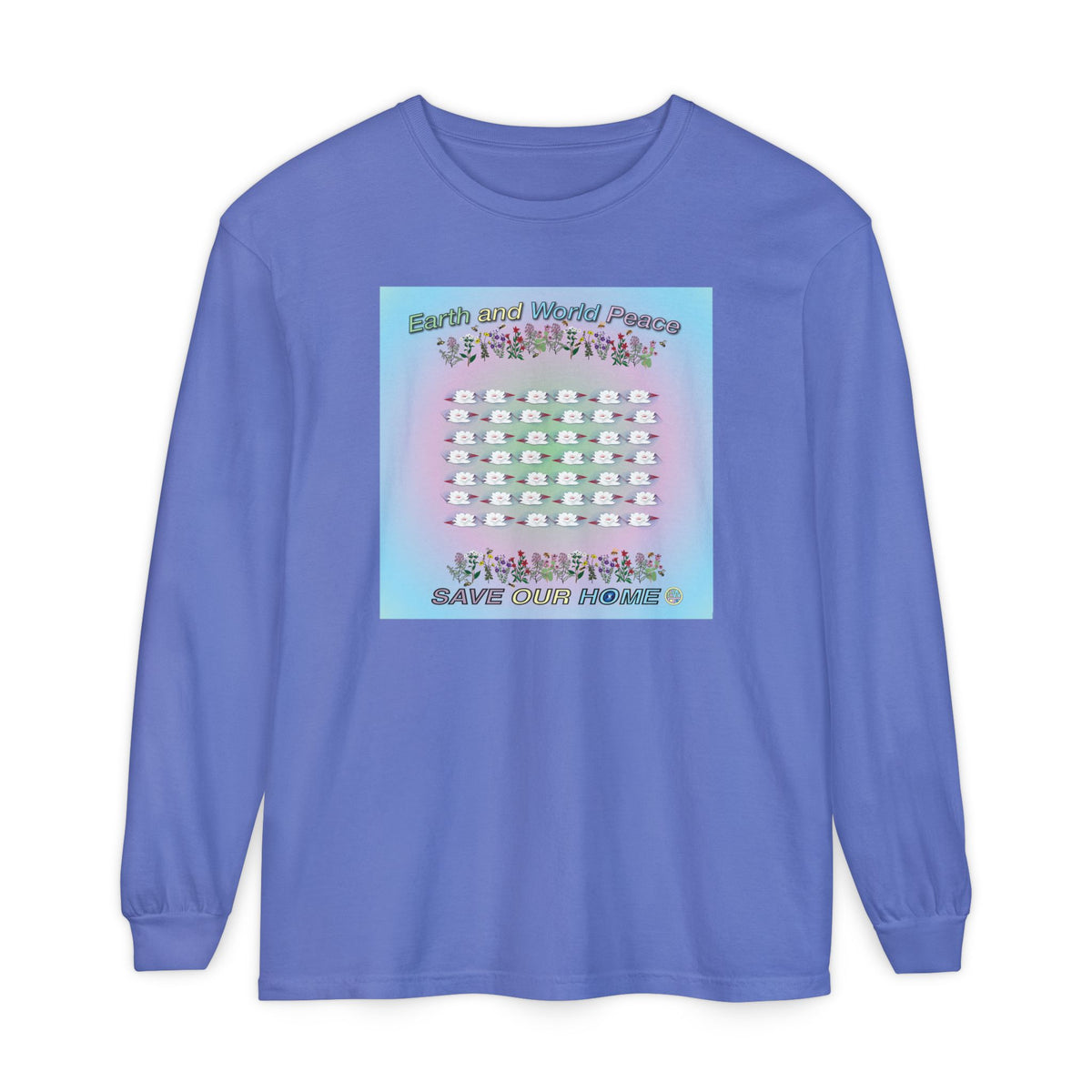 Lotus Flowers Long Sleeve Tee
