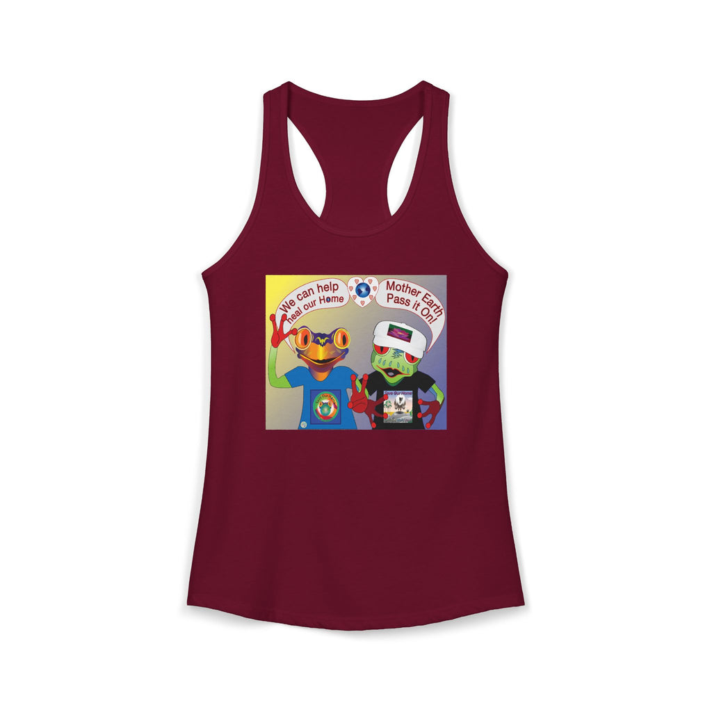Two Frog Heal Mother Earth Racerback Tank