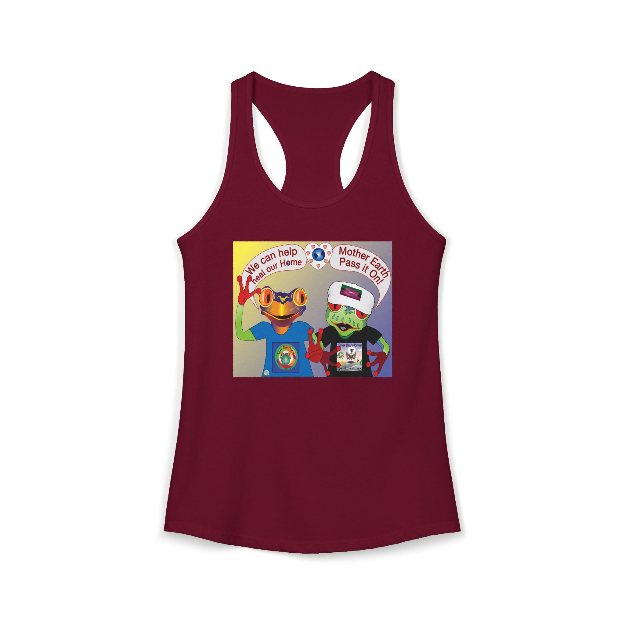 Two Frog Heal Mother Earth Racerback Tank