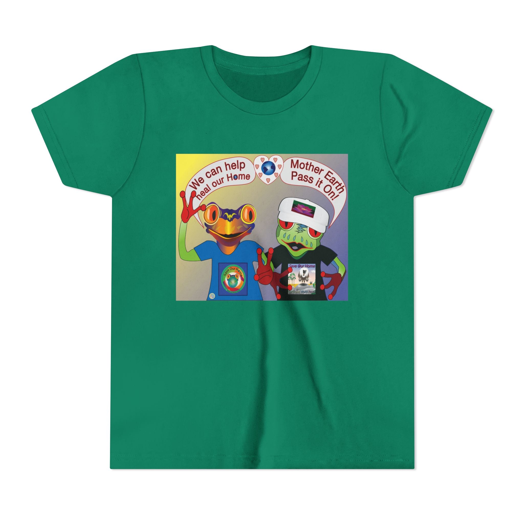 We Help Heal Our Home: Mother Earth Youth Tee
