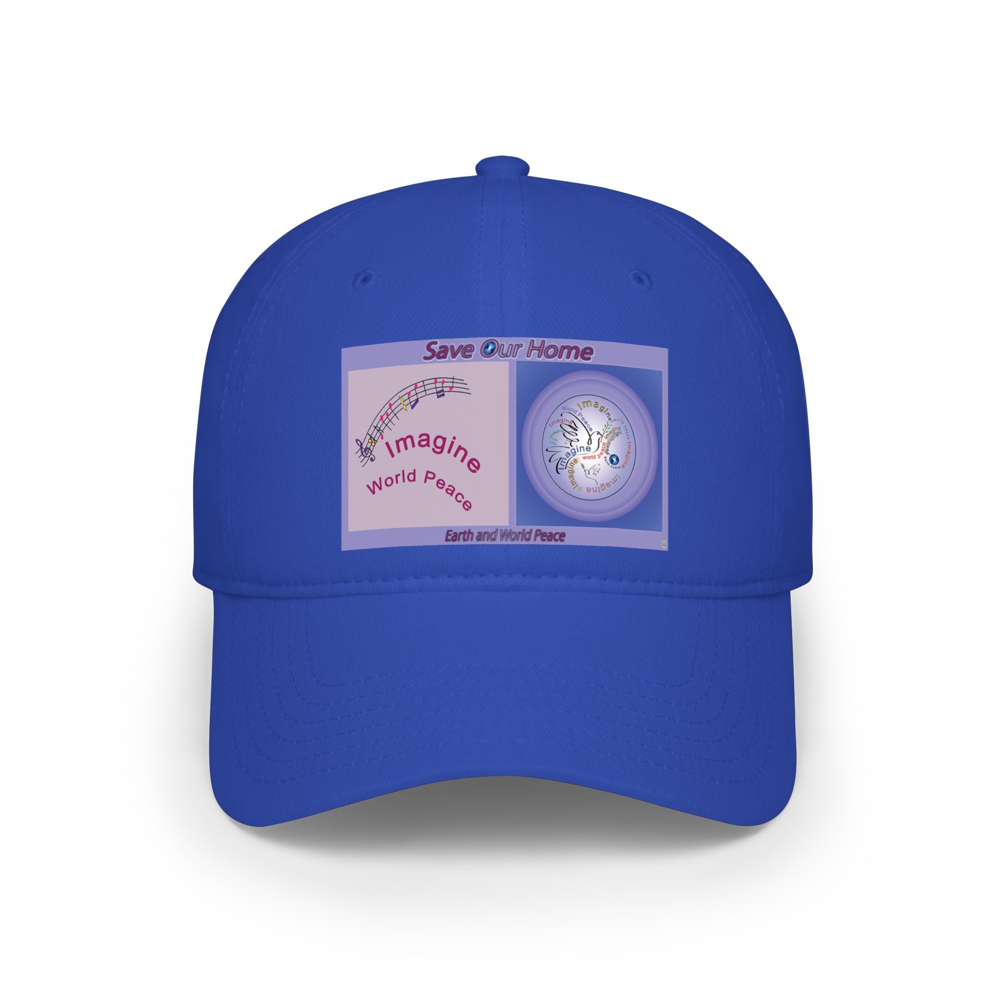 Imagine World Paace  Baseball Cap — "Save Our Home" Earth & World Peace Design