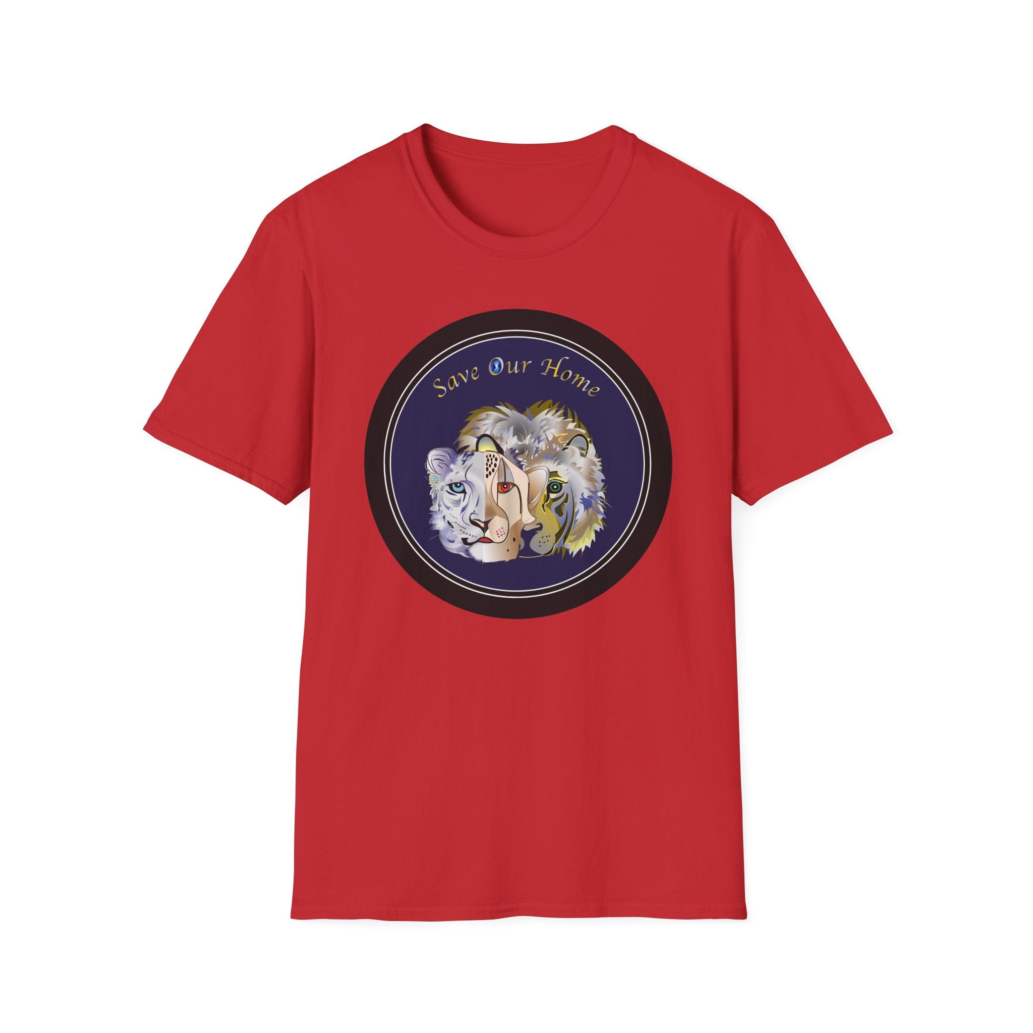 Cat Trio Unisex Softstyle T-Shirt