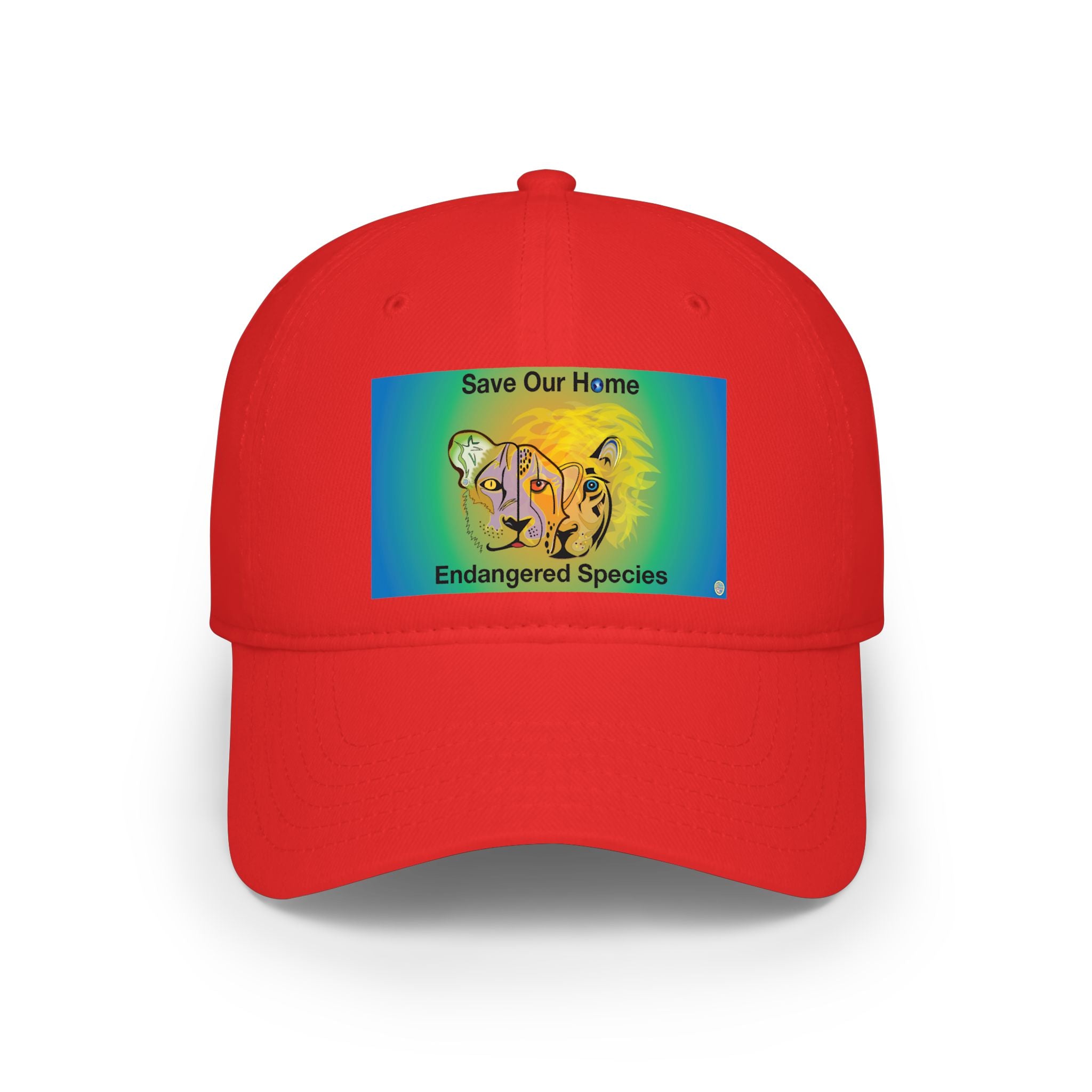 Big Cat Trio  Baseball Cap — Earth and World Peace Design