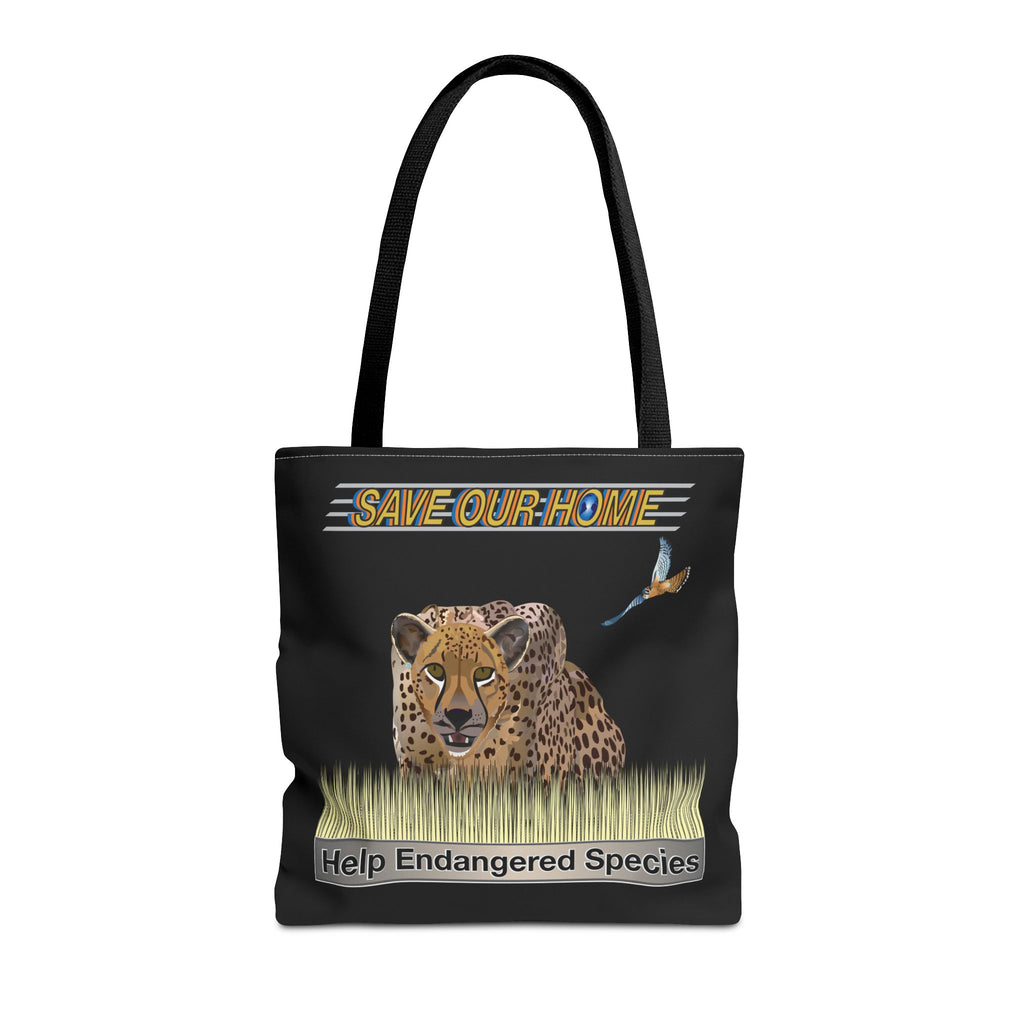 Cheetah Midnight Tote Bag