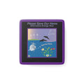 TwoFrogsTopHatCane Porcelain Magnet