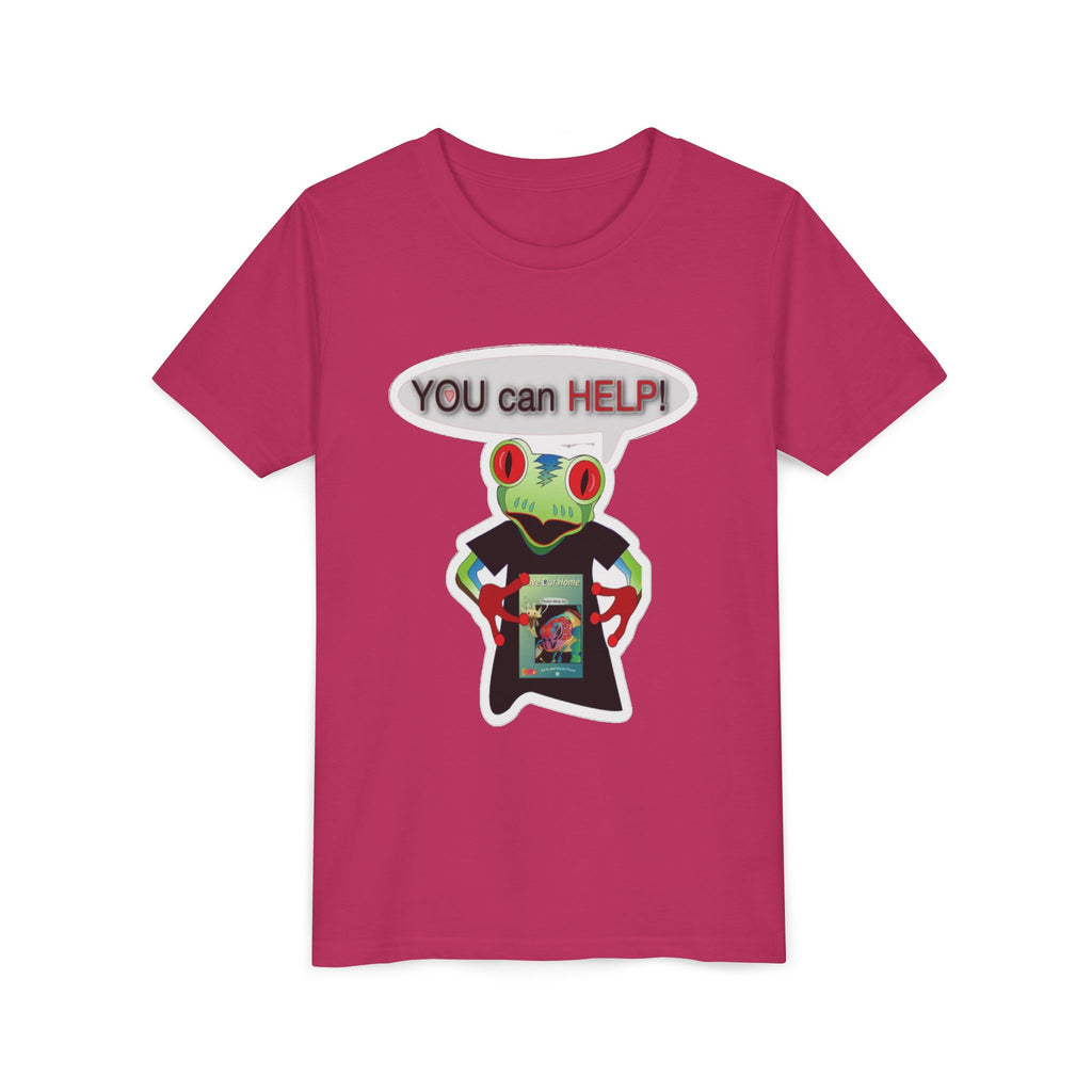 Mc Frog: You Can Help Sticker Tee