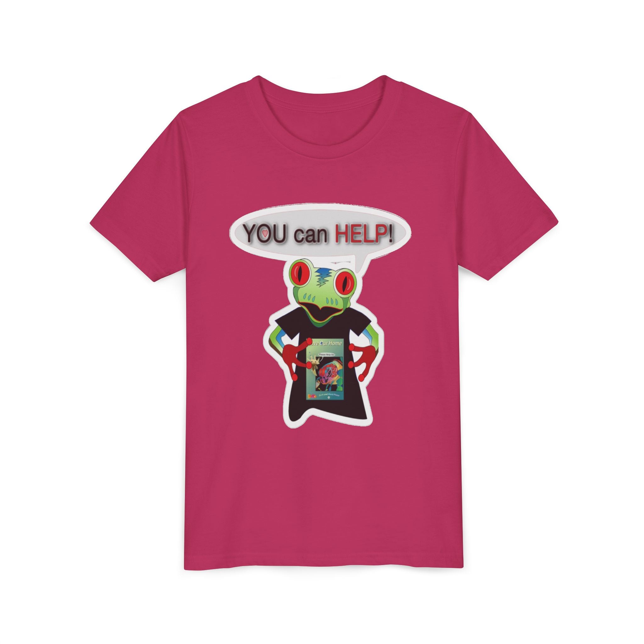 Mc Frog: You Can Help Sticker Tee
