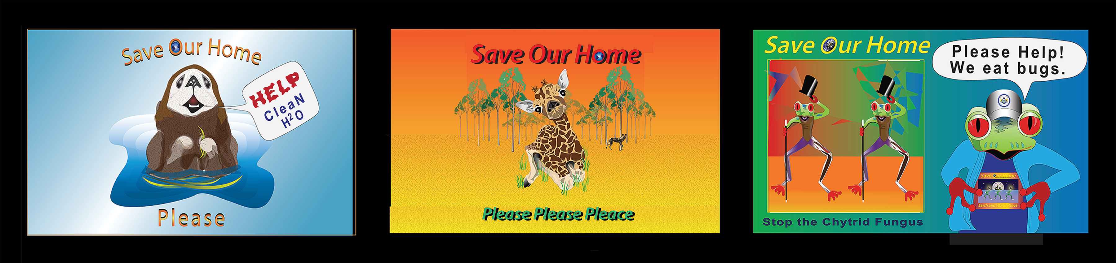 Endangered Species Alternative Energy Black Tote