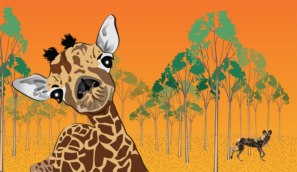 Baby Giraffe Racerback Tank