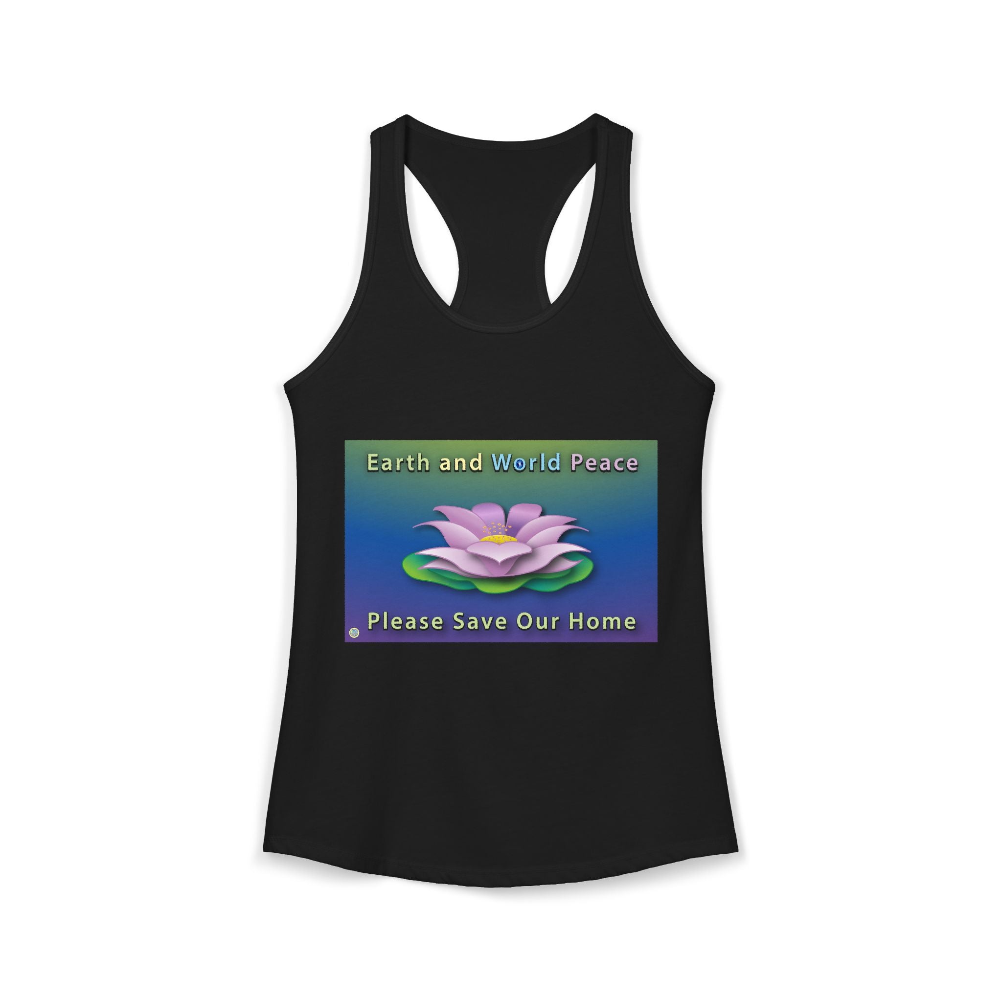 Floating Lotus Racerback Tank