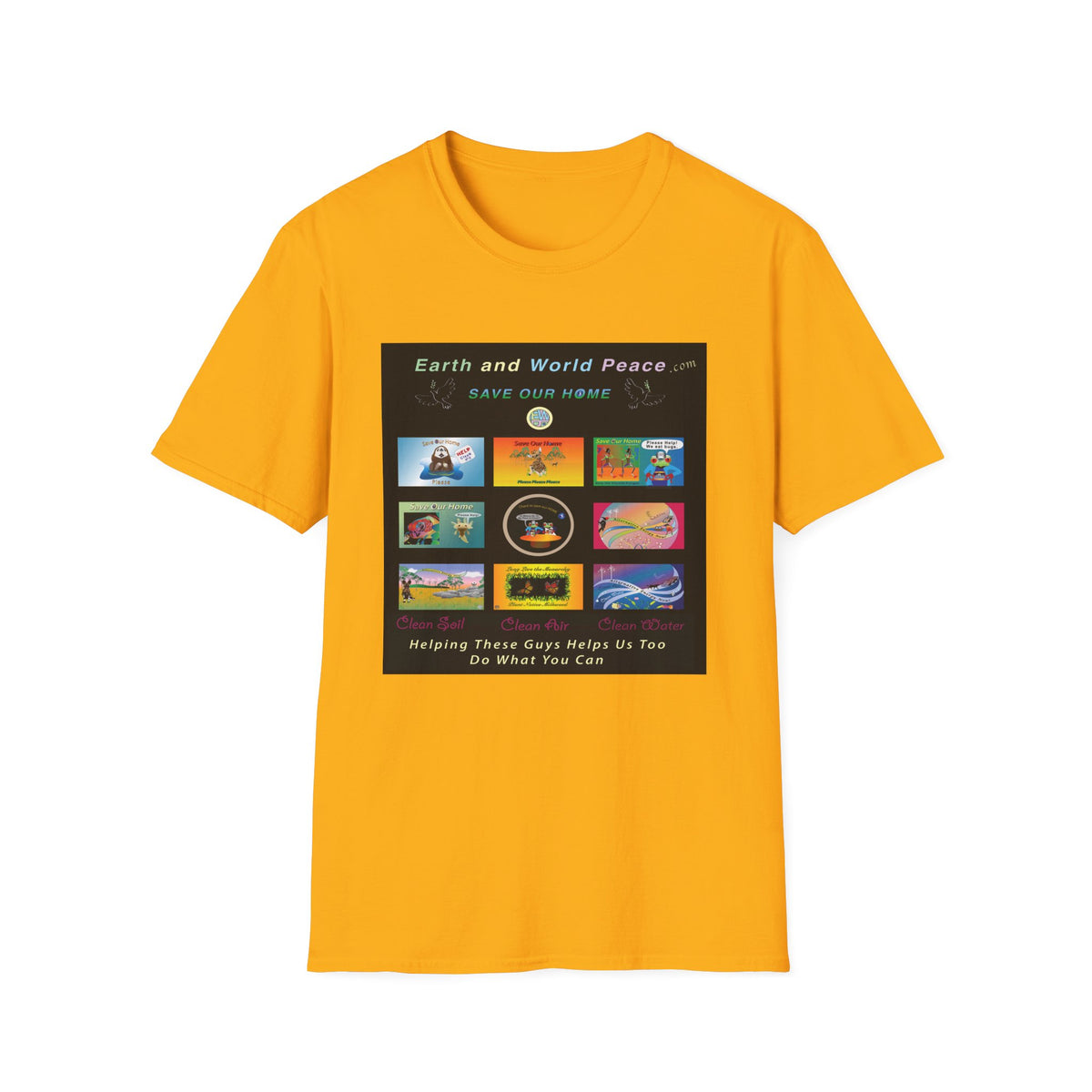 Helping Them Helps Us Unisex Softstyle T-Shirt
