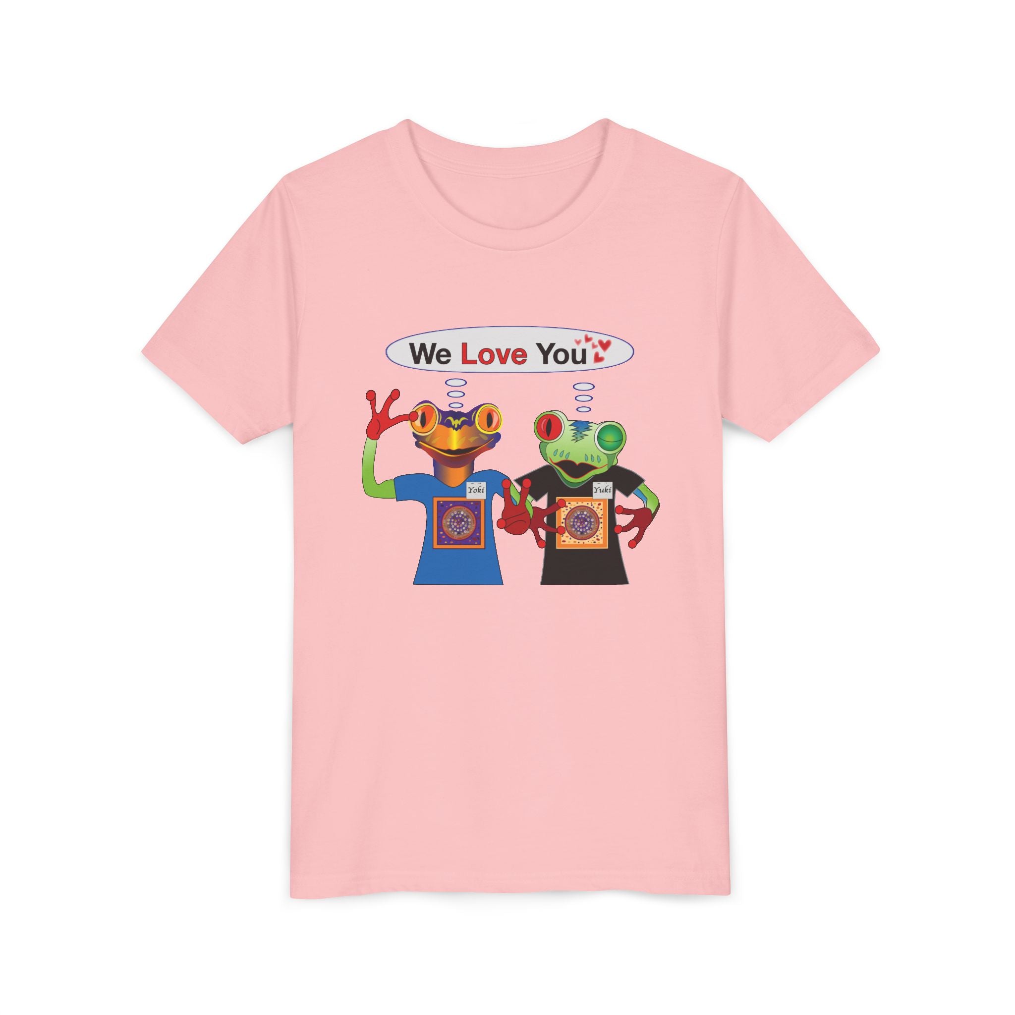 Youth Tee - Mc Frogs say "We Love You" Kids Shirt