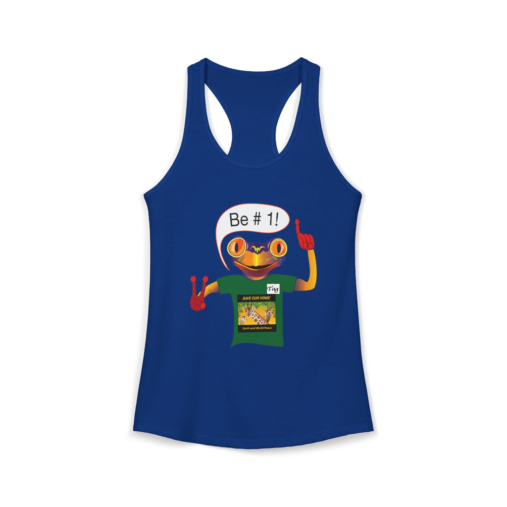 Frog Sticker Tank Tops Be # 1