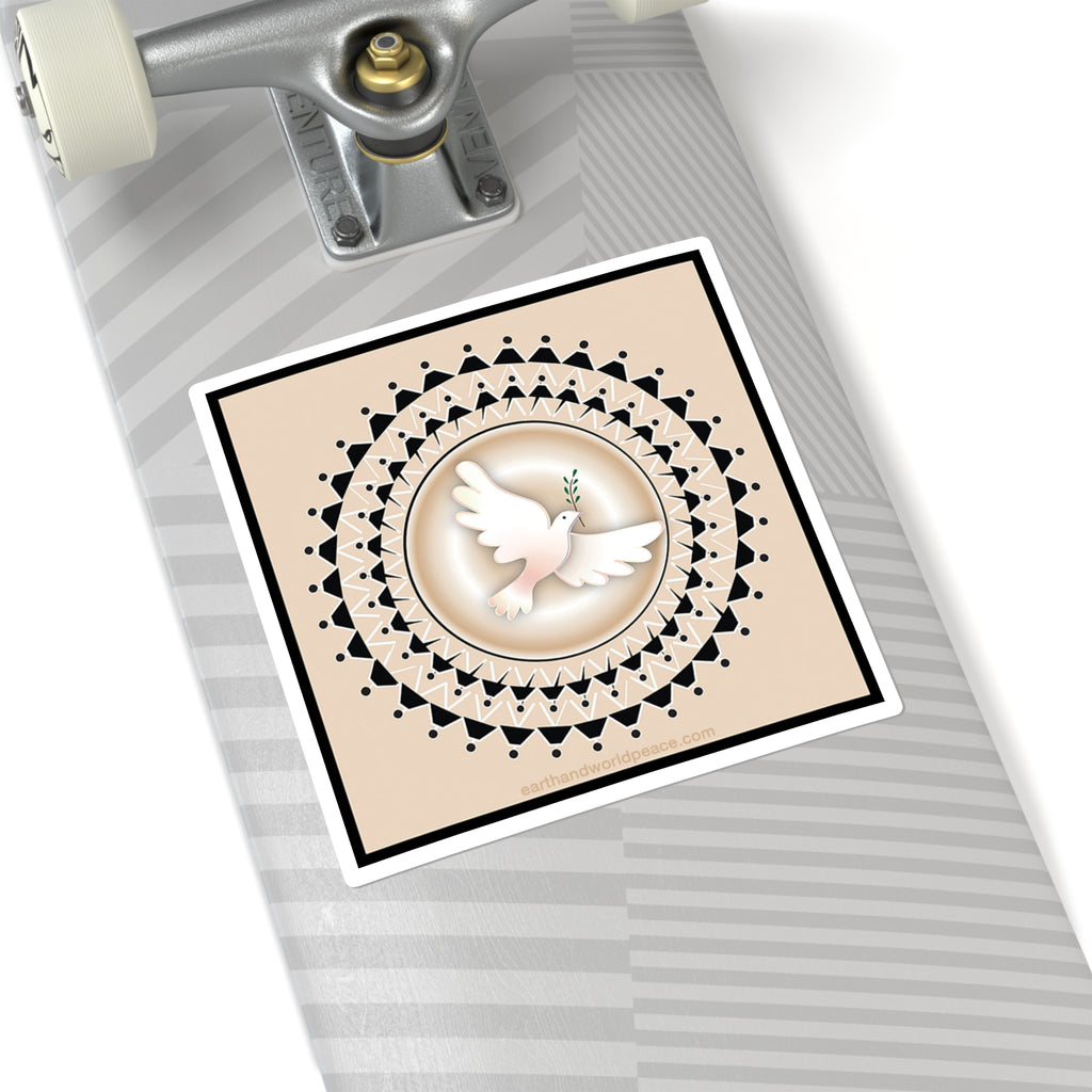 Peace Dove Creamy Sticker