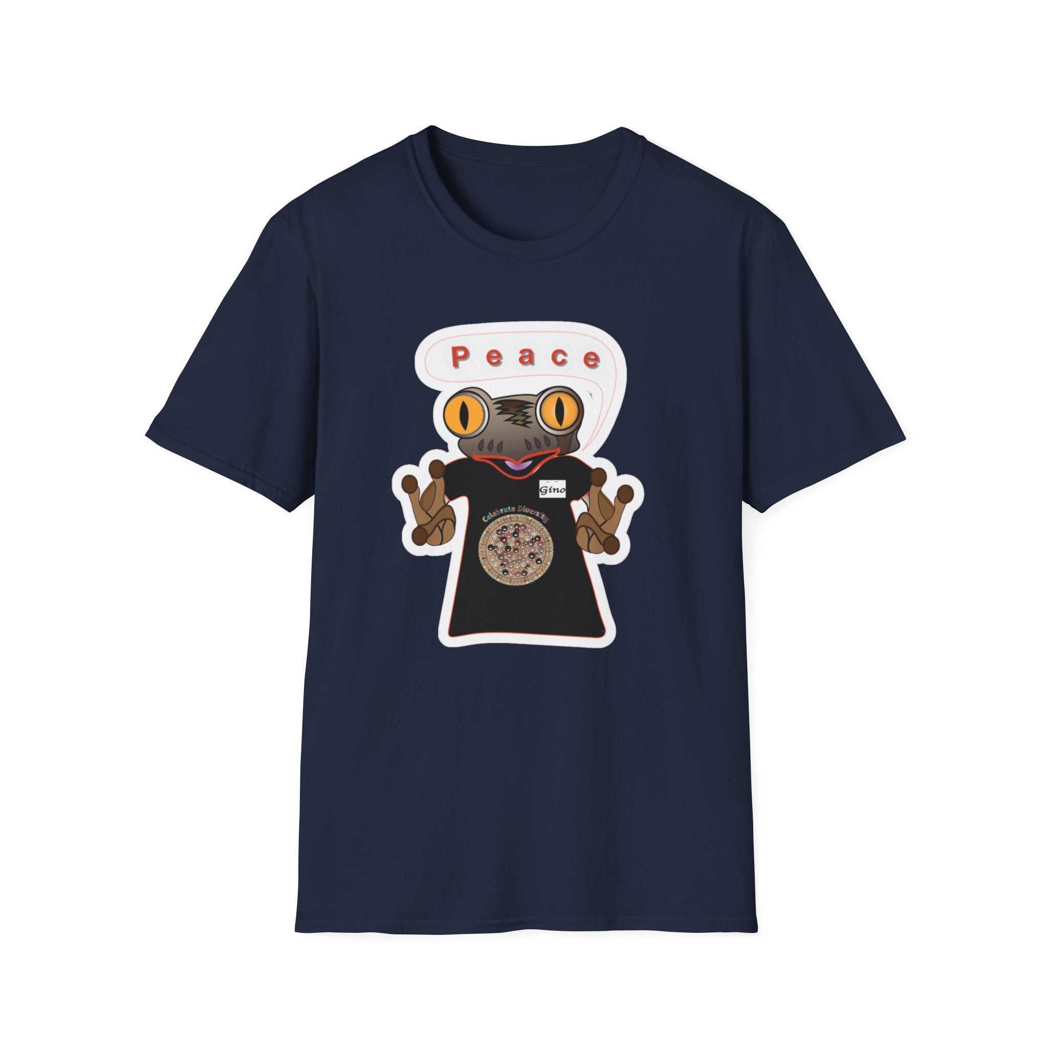 Mc Frog Peace For All Unisex Softstyle T-Shirt