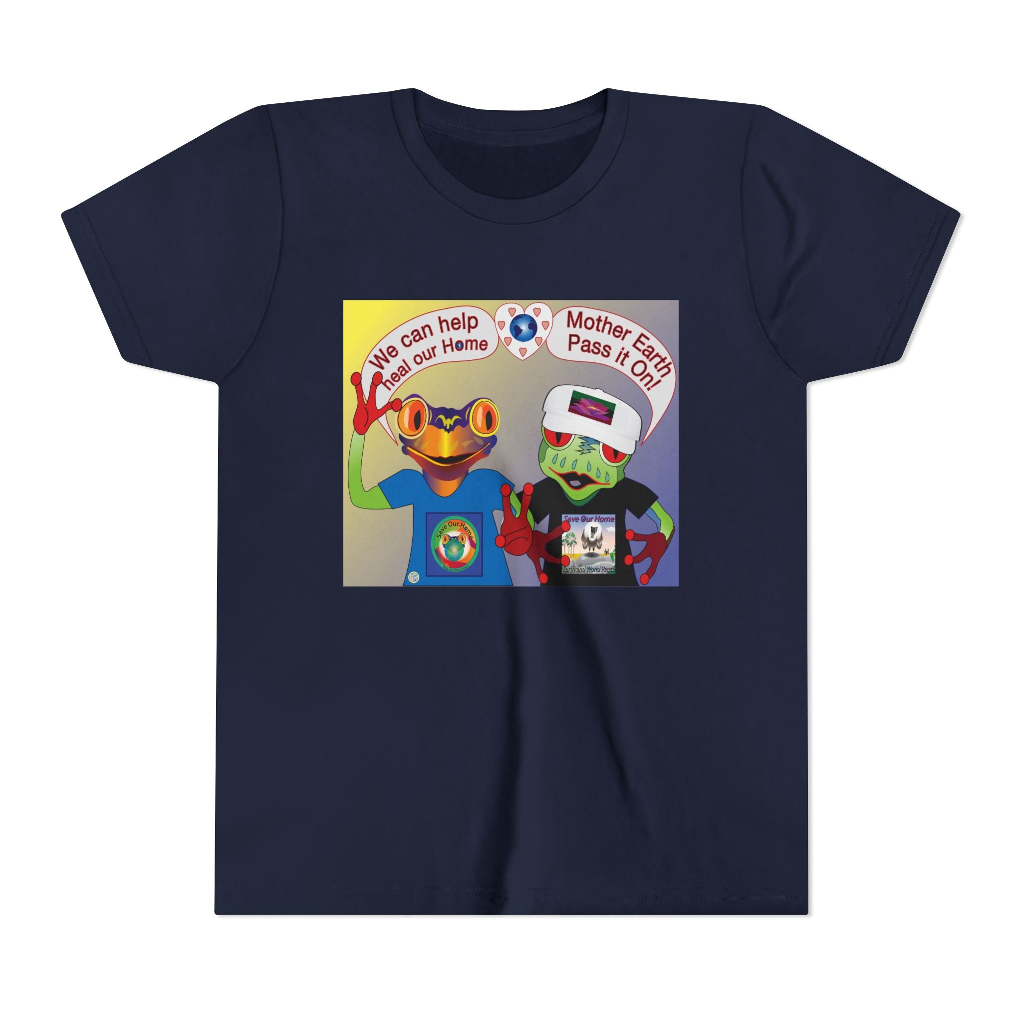 We Help Heal Our Home: Mother Earth Youth Tee