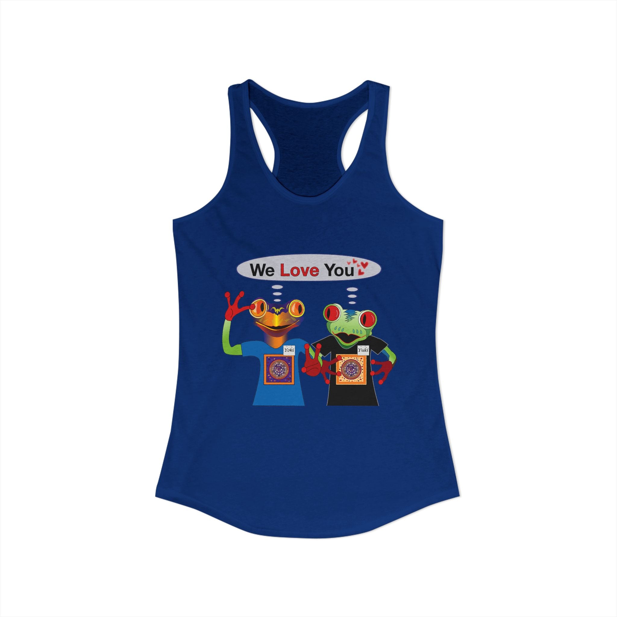 Frog Sticker Tank Tops We Love You