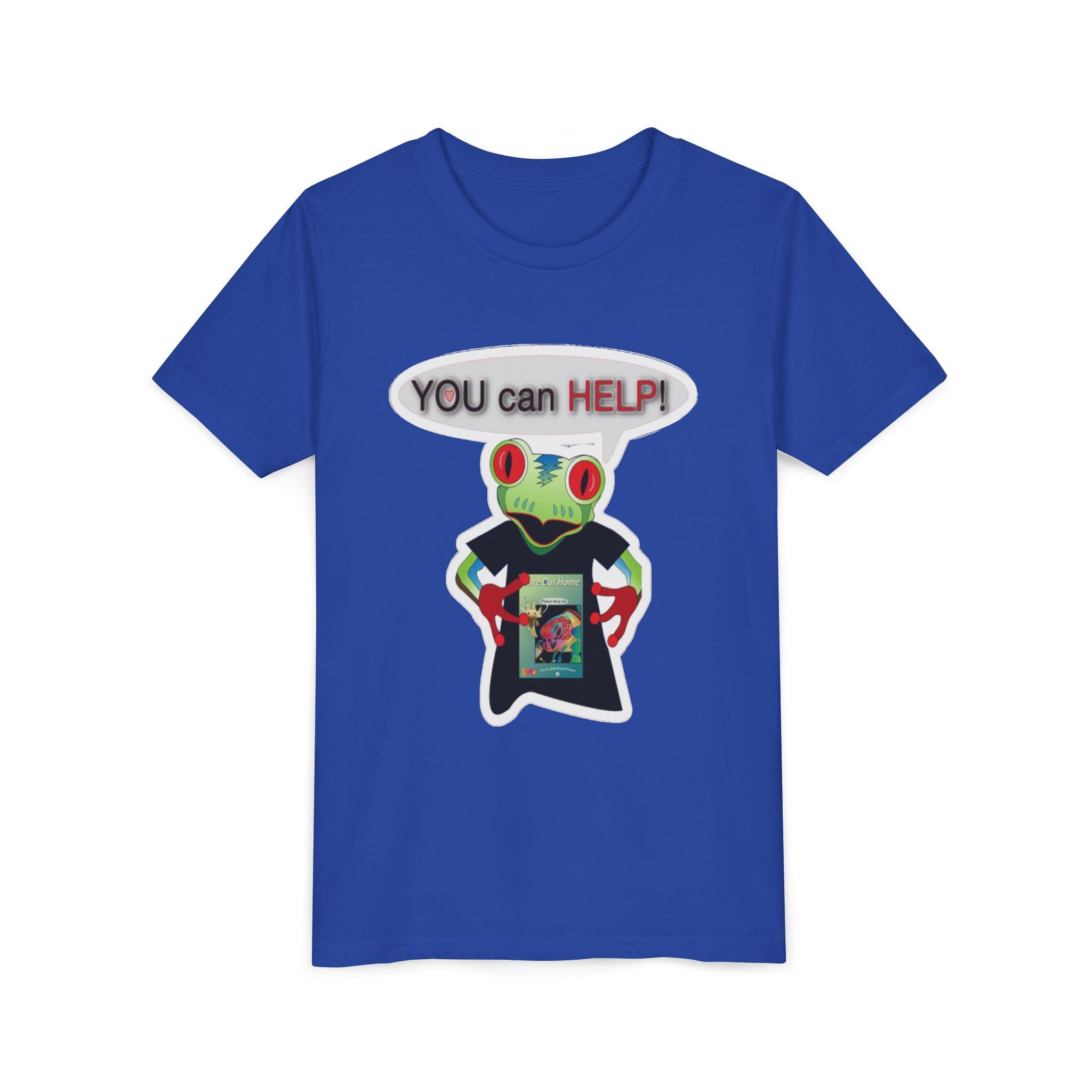 Mc Frog: You Can Help Sticker Tee