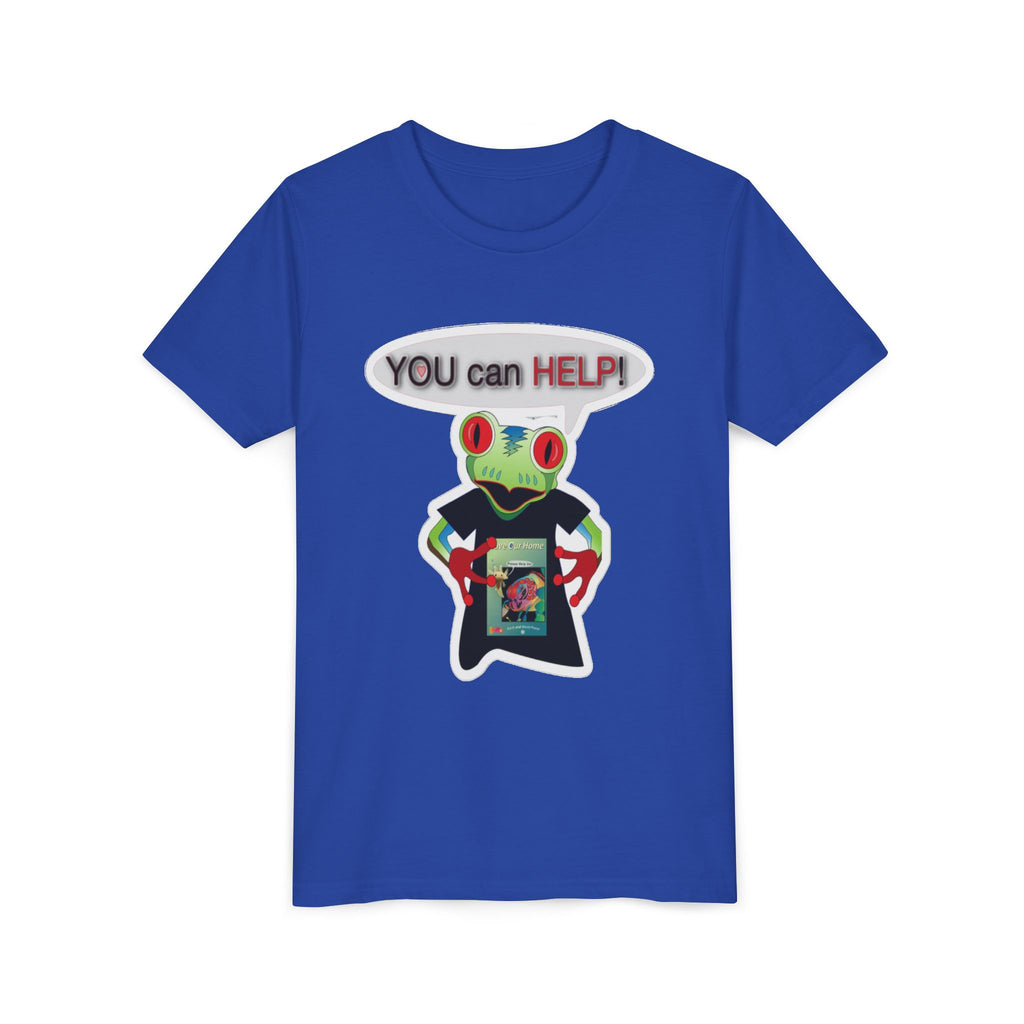 Mc Frog: You Can Help Sticker Tee
