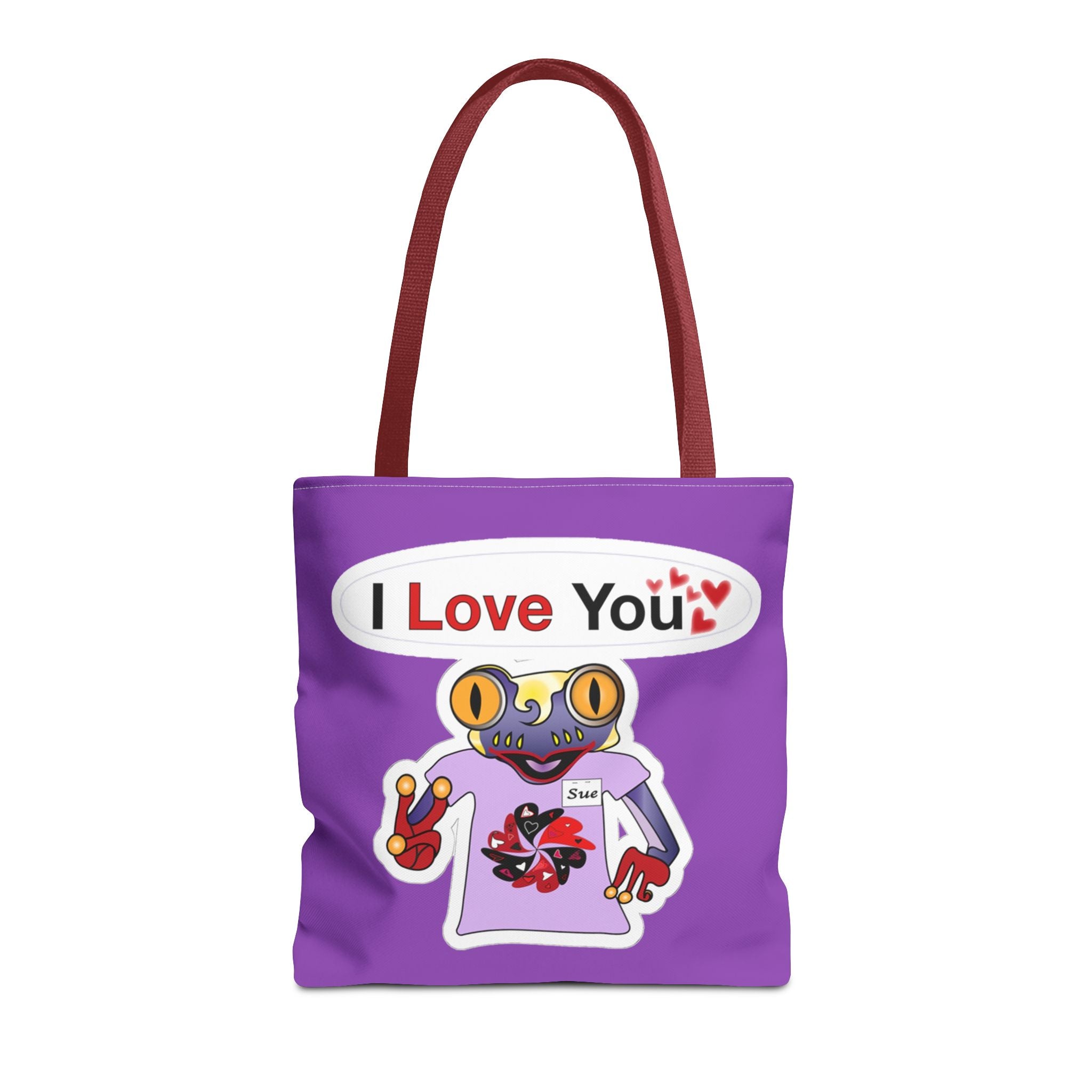 Mc Frog I Love You Sticker 2 Tote